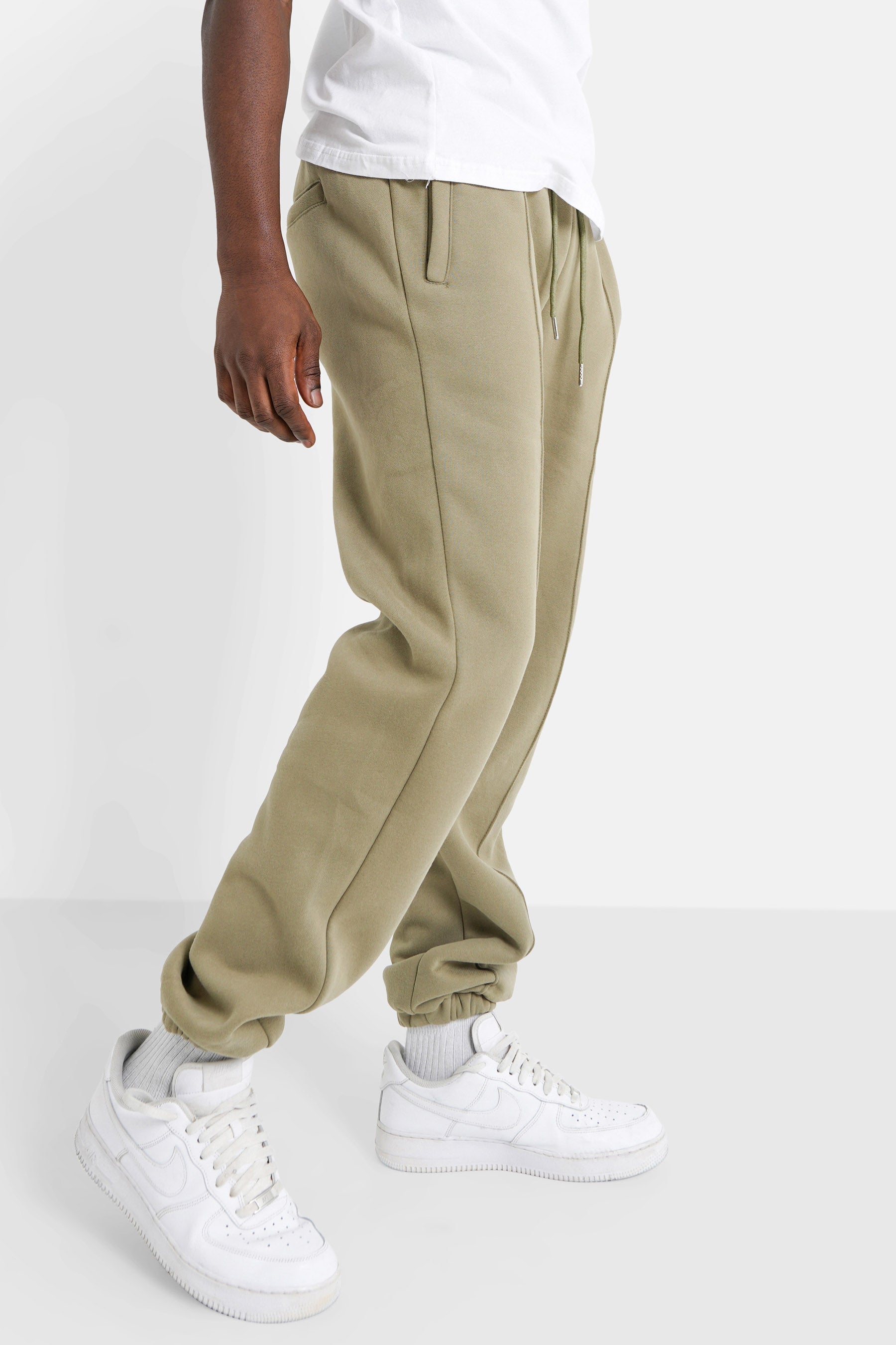 Sixth June - Jogging broderie gothique Vert kaki