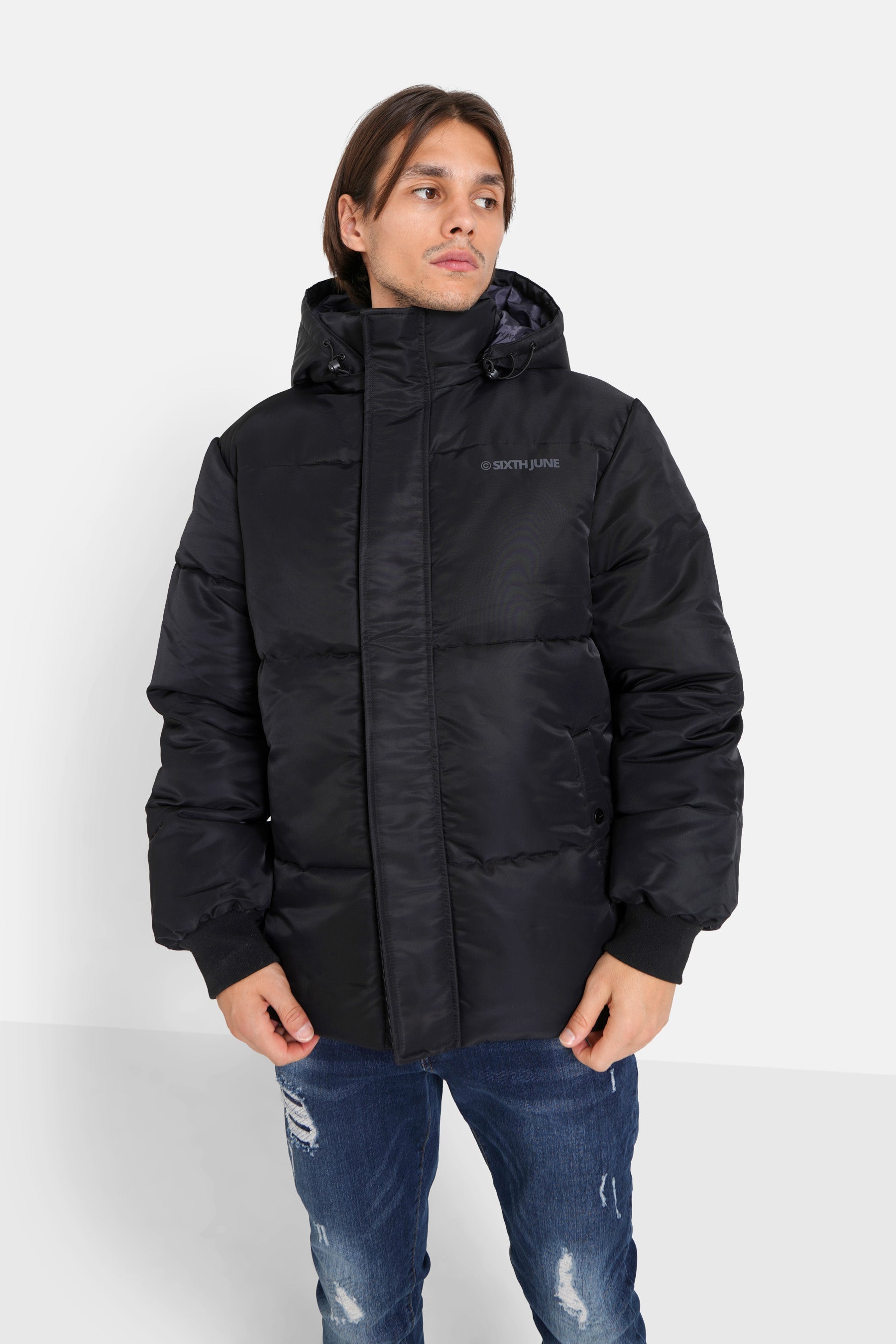 Sixth June - Doudoune nylon épais Noir