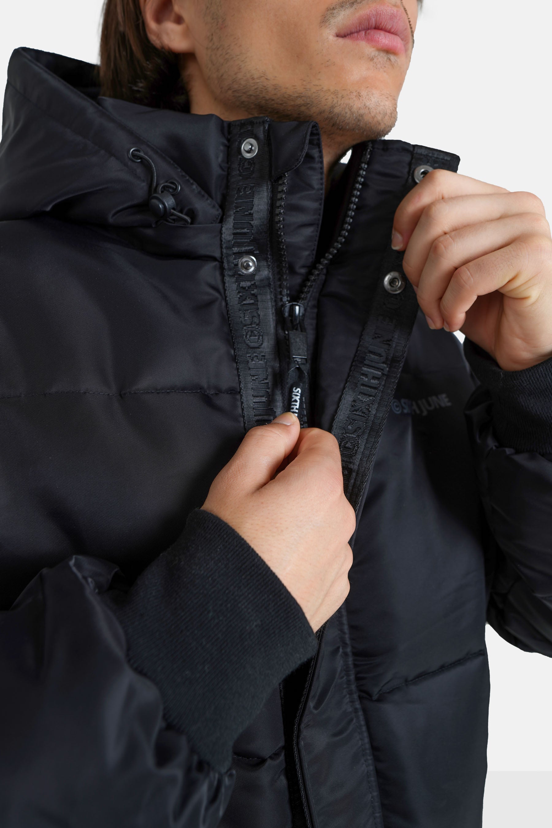 Sixth June - Doudoune nylon épais Noir