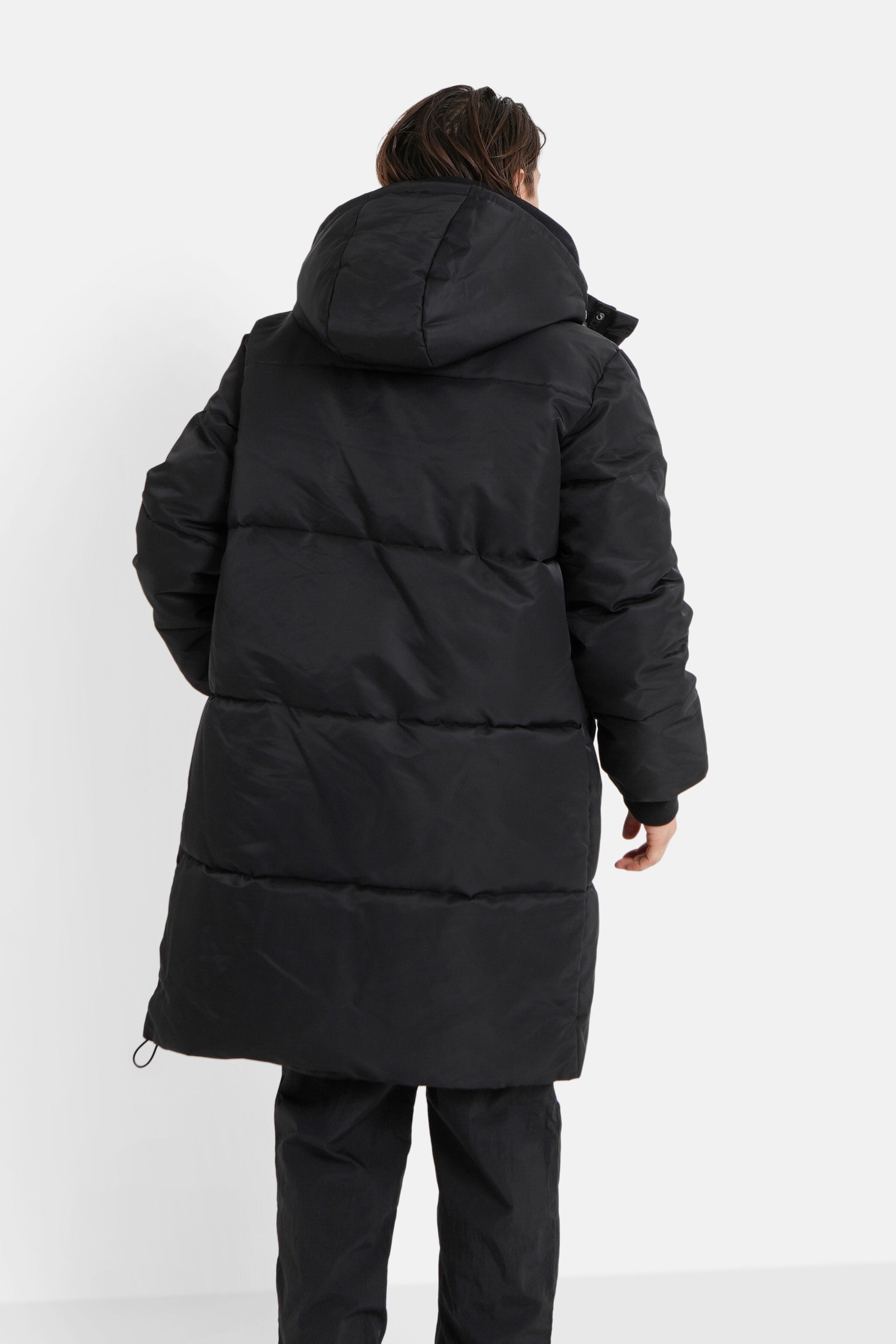 Sixth June - Doudoune longue nylon Noir