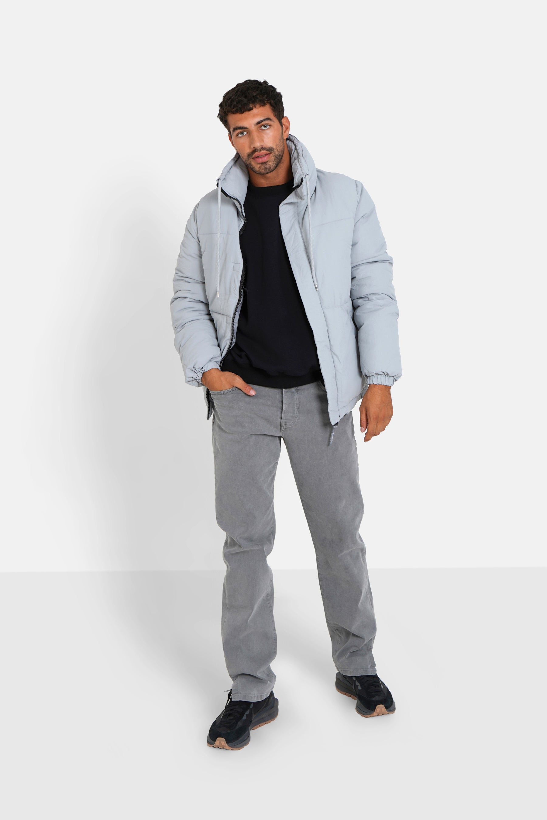 Sixth June - Doudoune courte cordons Gris clair