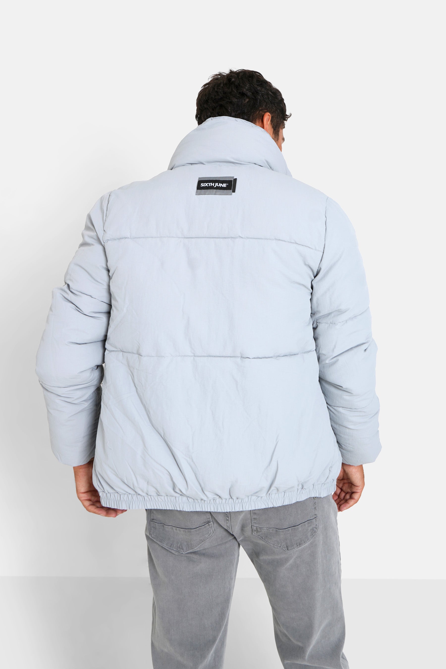 Sixth June - Doudoune courte cordons Gris clair