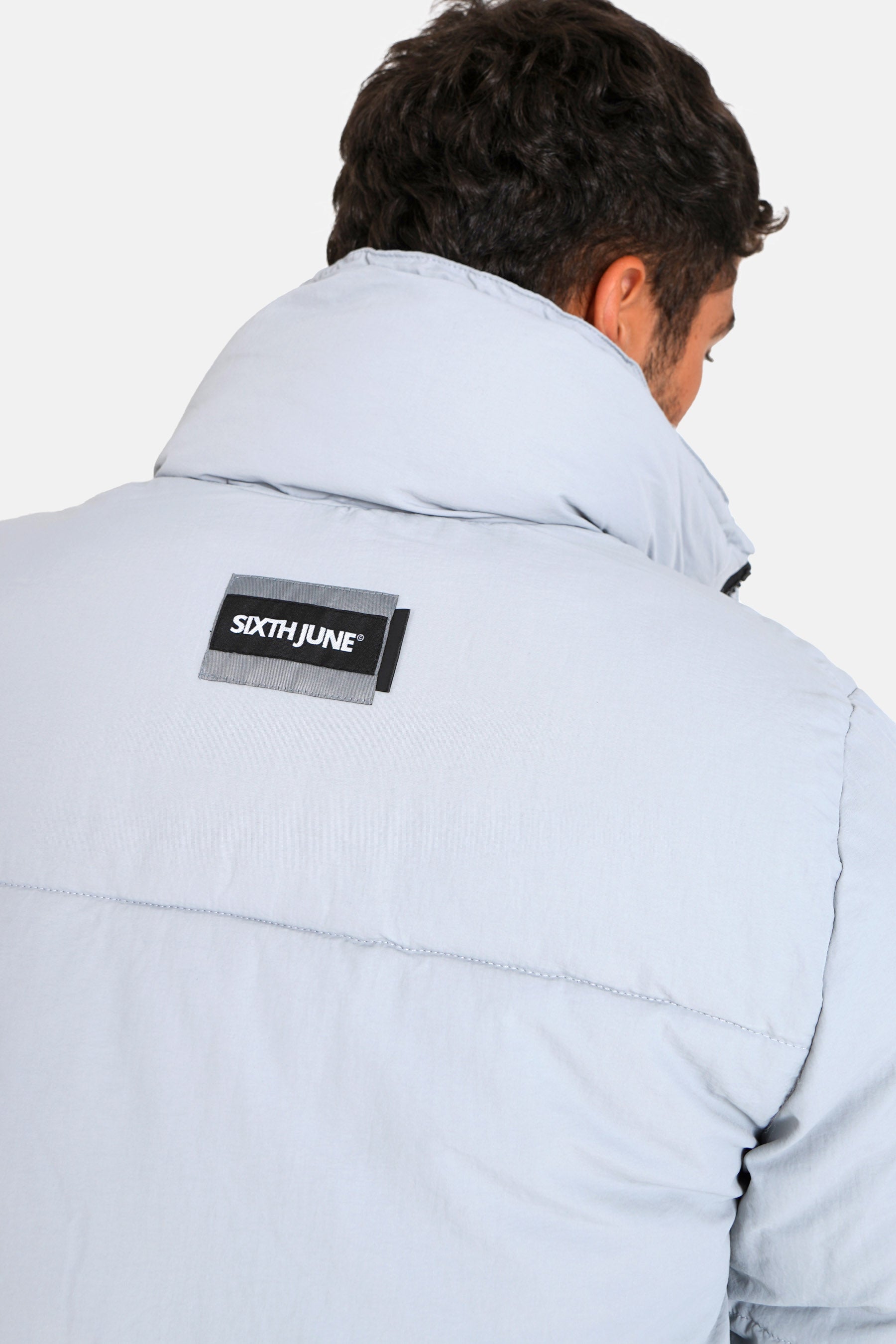 Sixth June - Doudoune courte cordons Gris clair