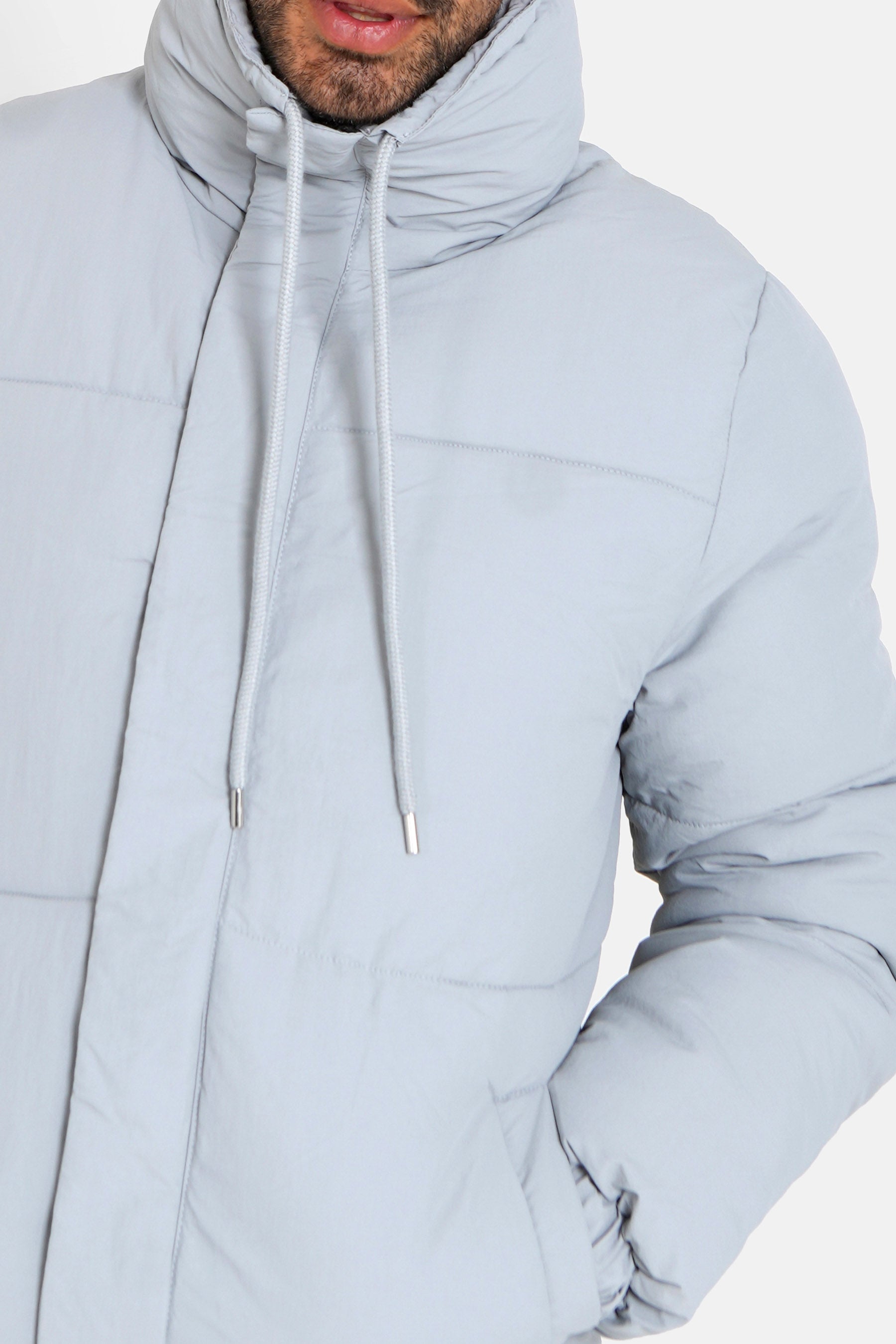 Sixth June - Doudoune courte cordons Gris clair