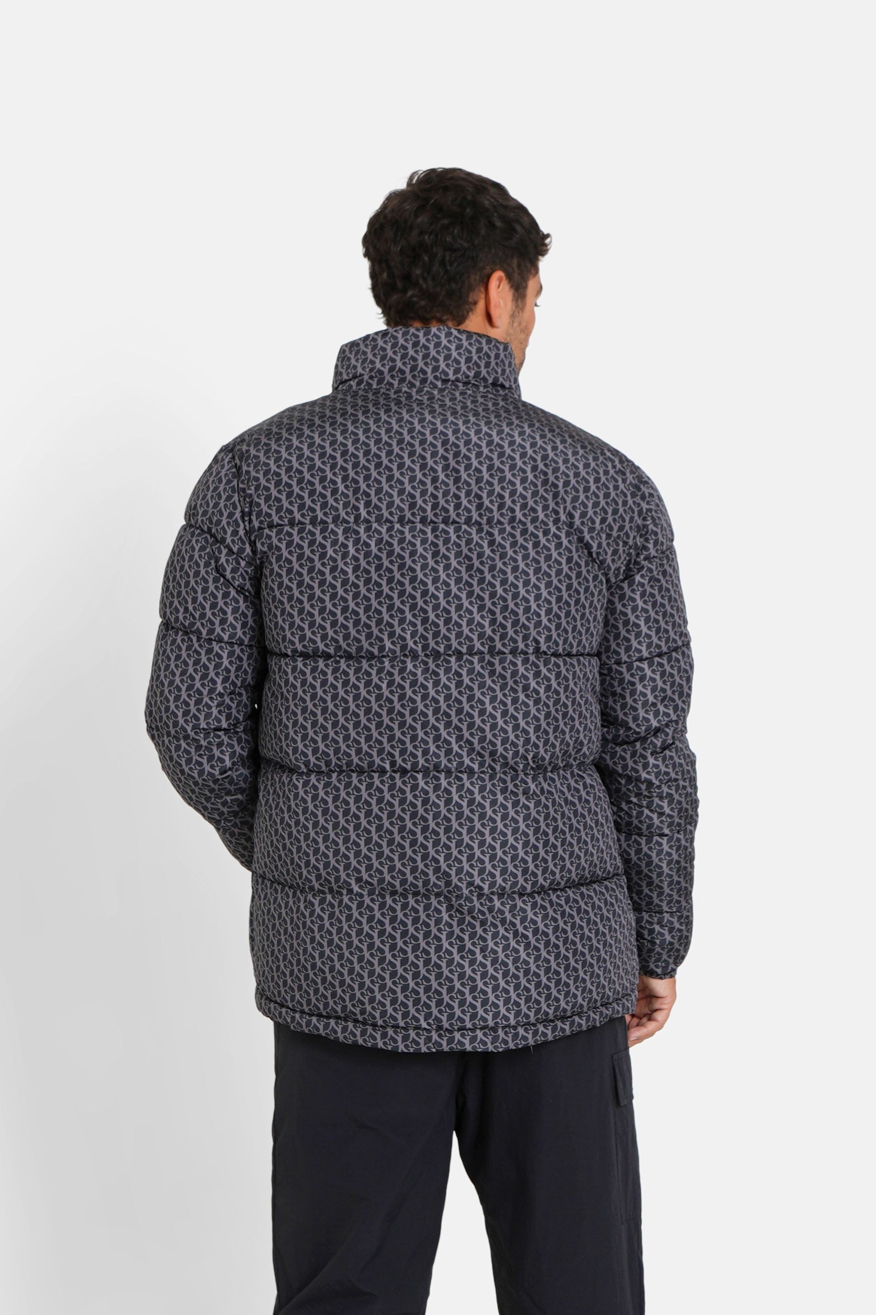 Sixth June - Doudoune monogramme matelassée Noir