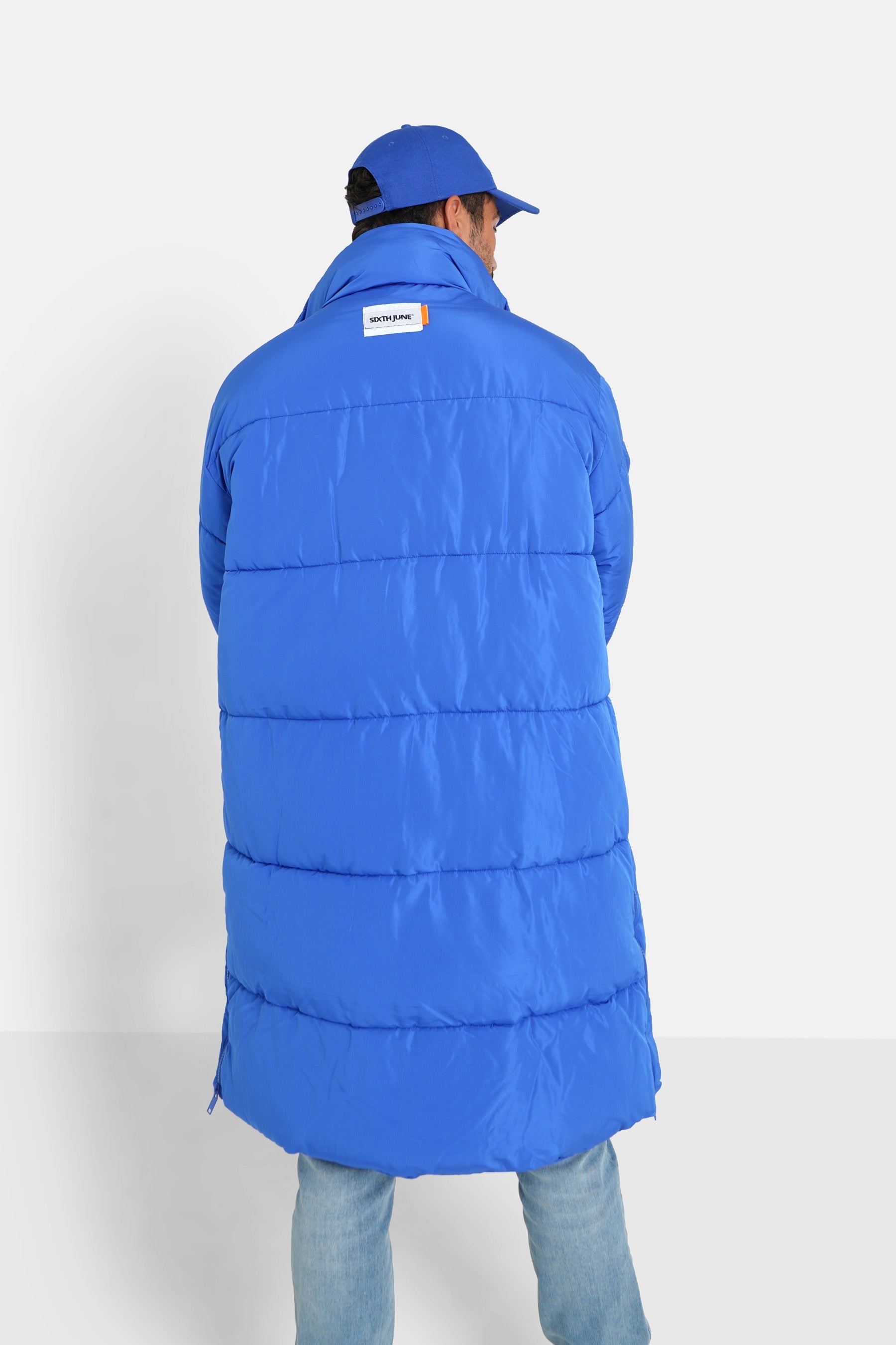 Sixth June - Doudoune longue oversize Bleu