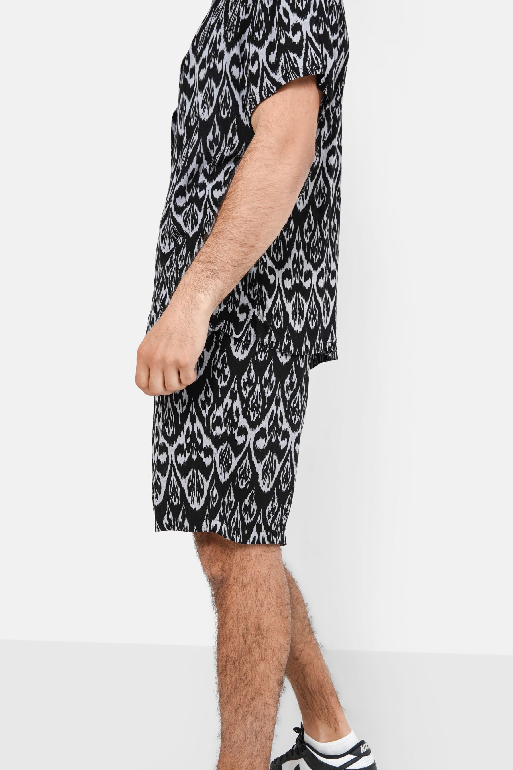 Short motif aztèque Noir