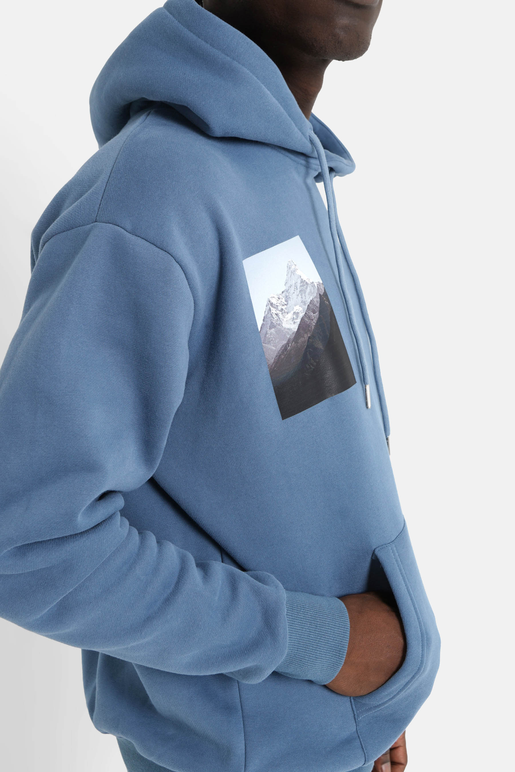 Sixth June - Sweat capuche moodboard dos Bleu