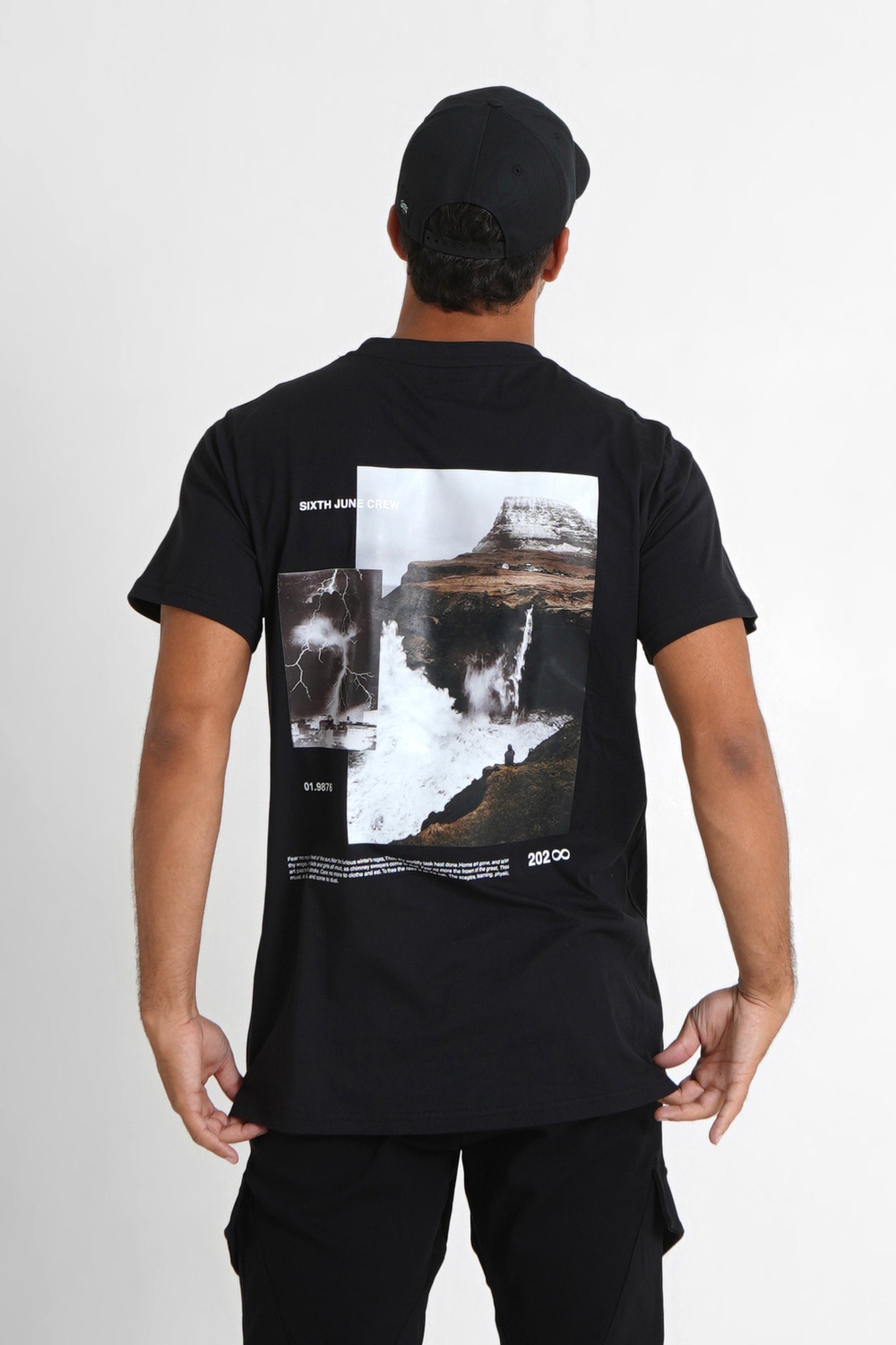 Sixth June - T-shirt moodboard Noir