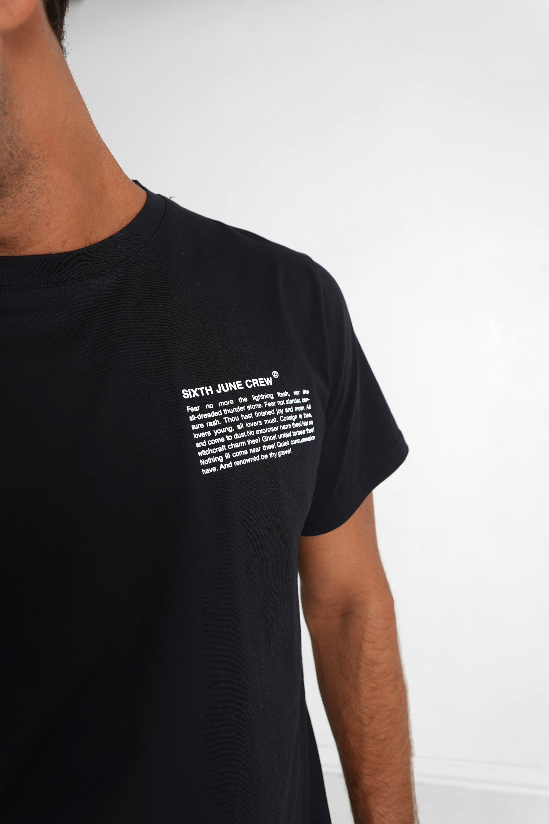 Sixth June - T-shirt moodboard Noir