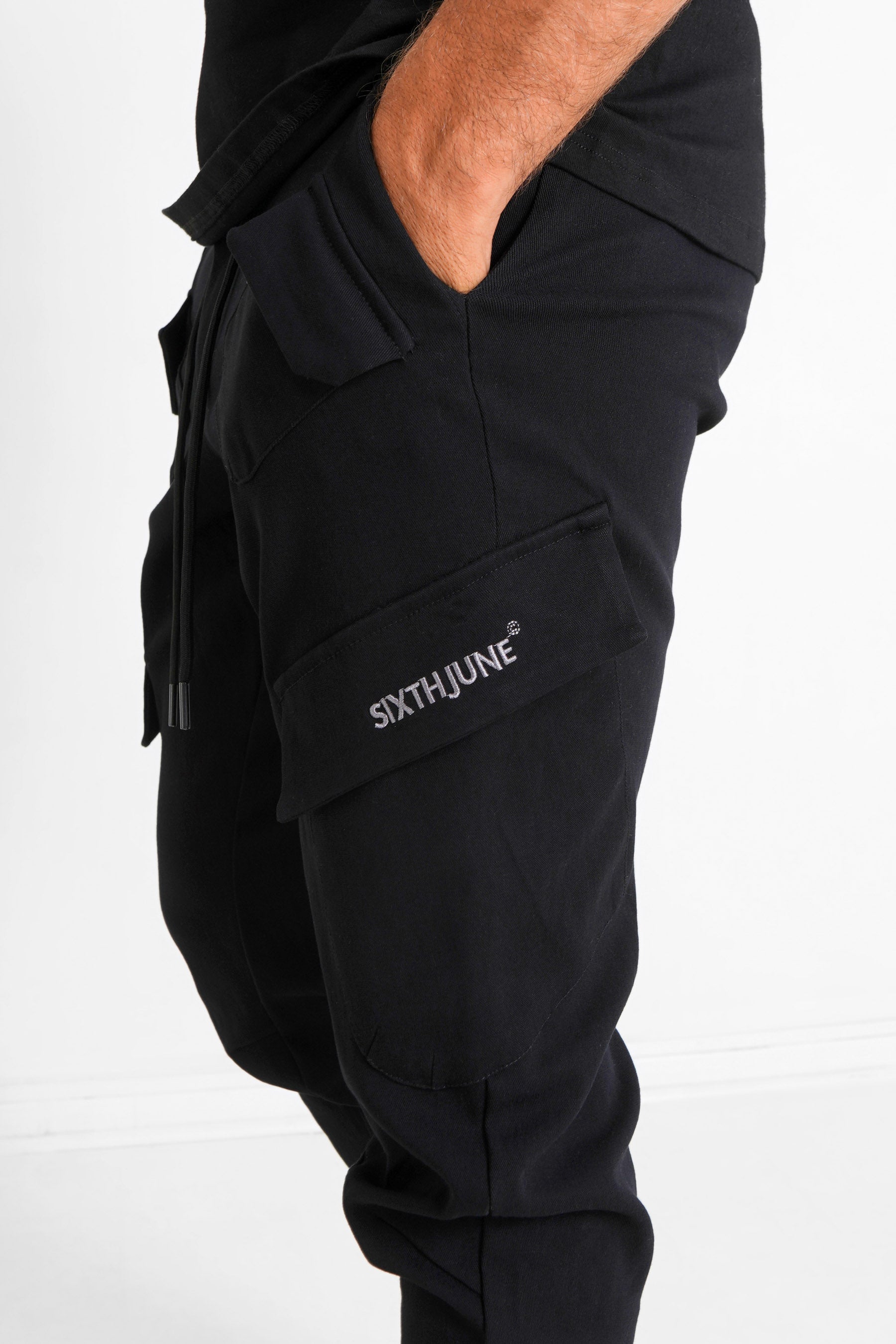 Sixth June - Pantalon cargo poches avant Noir