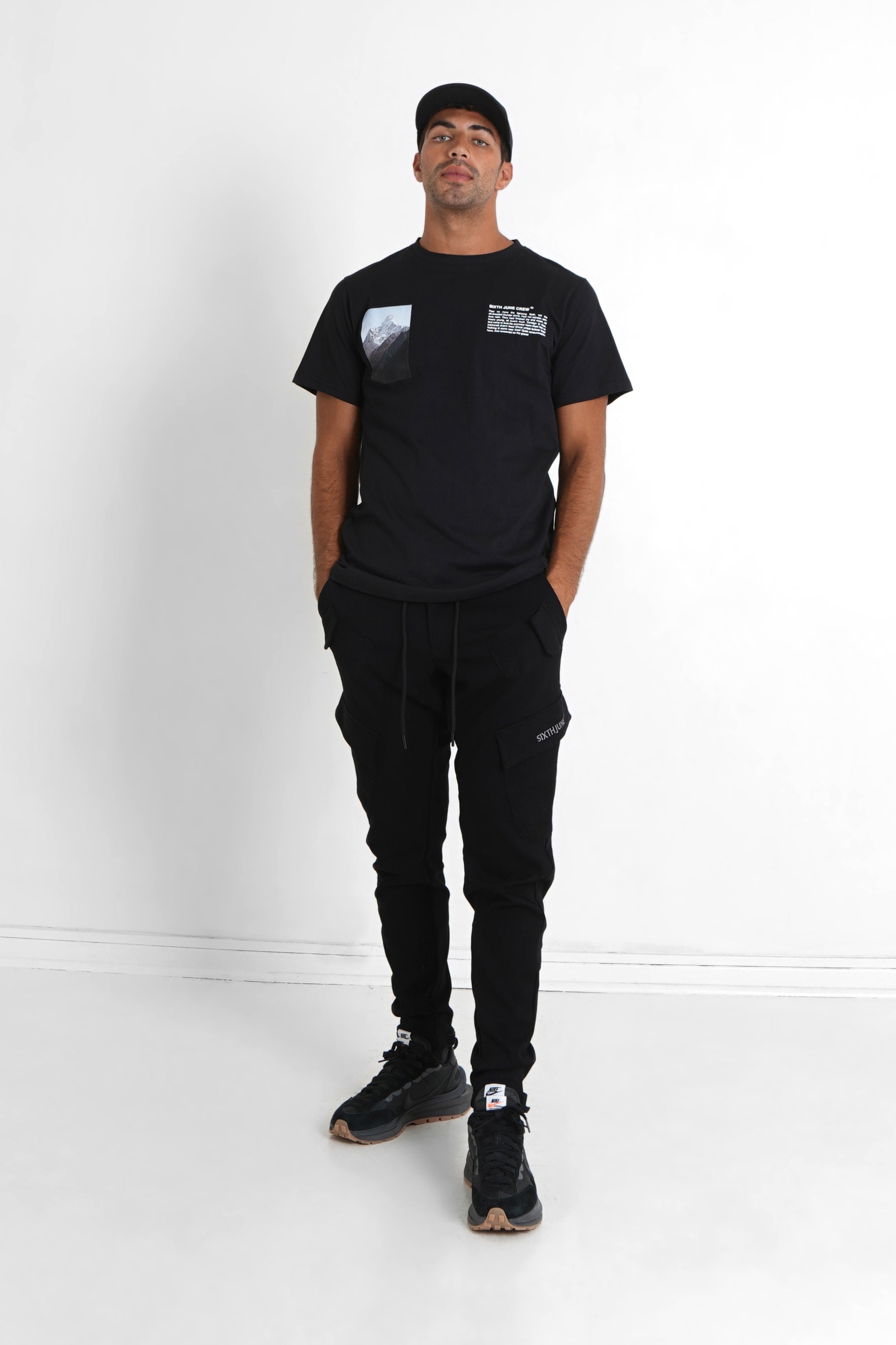 Sixth June - Pantalon cargo poches avant Noir