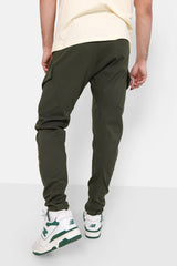 Pantalon cargo poches avant Vert kaki