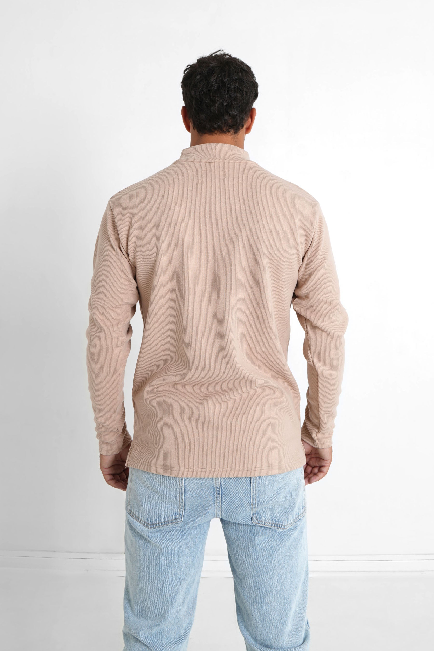 Sixth June - Pull maille logo brodé Beige