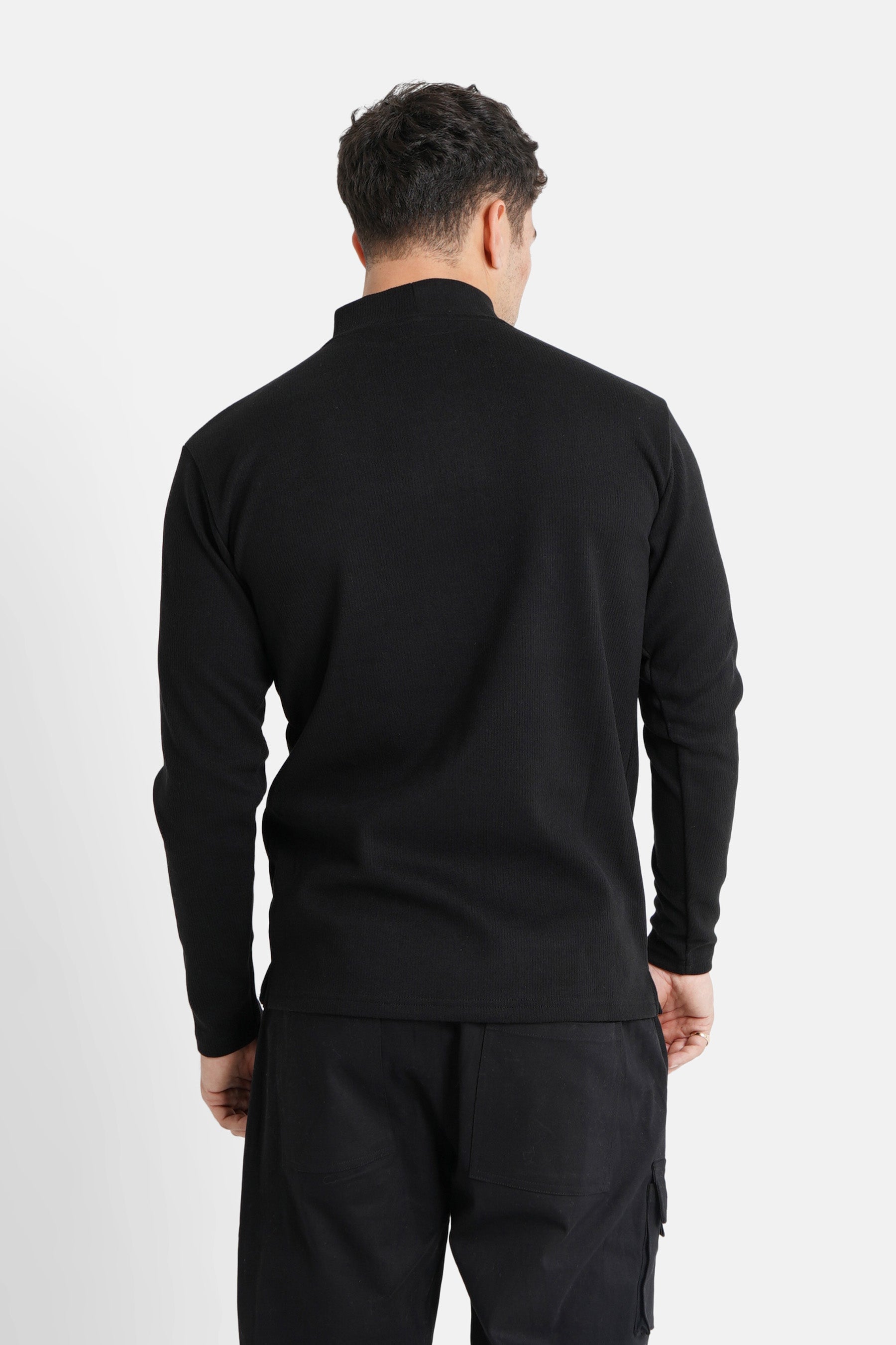 Sixth June - Pull maille logo brodé Noir