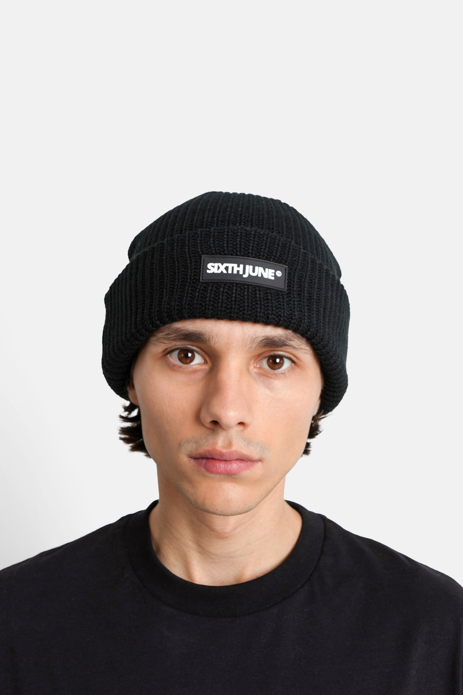 Sixth June - Bonnet patch gomme Noir