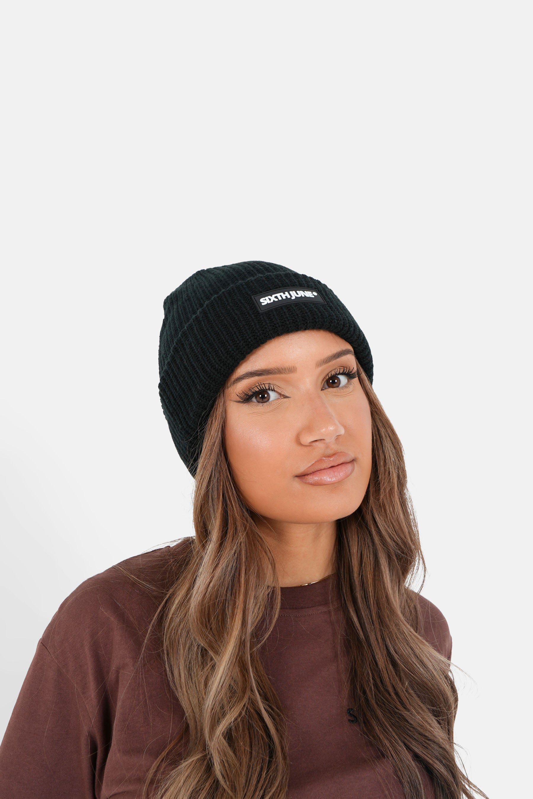 Sixth June - Bonnet patch gomme Noir