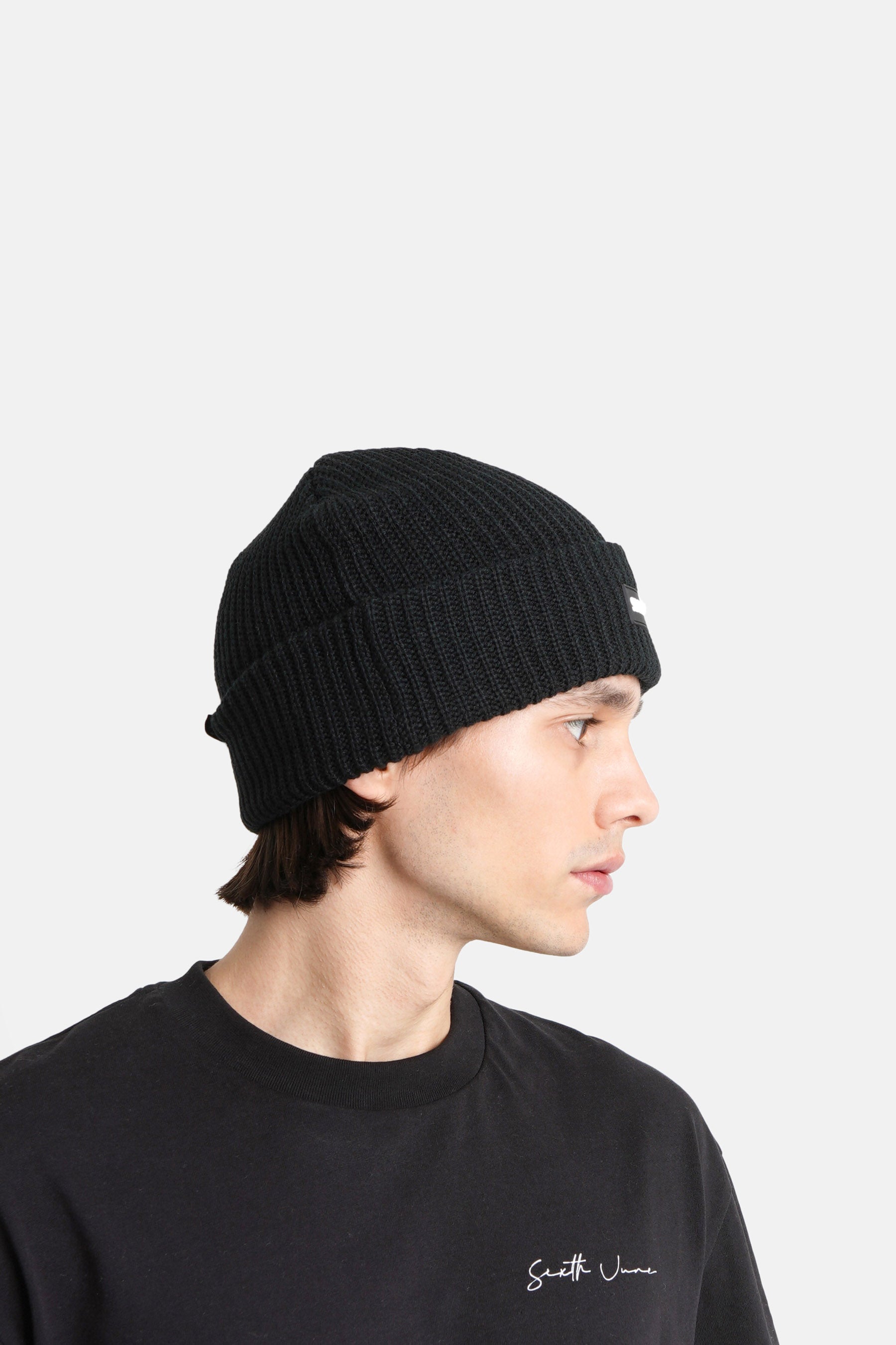 Sixth June - Bonnet patch gomme Noir