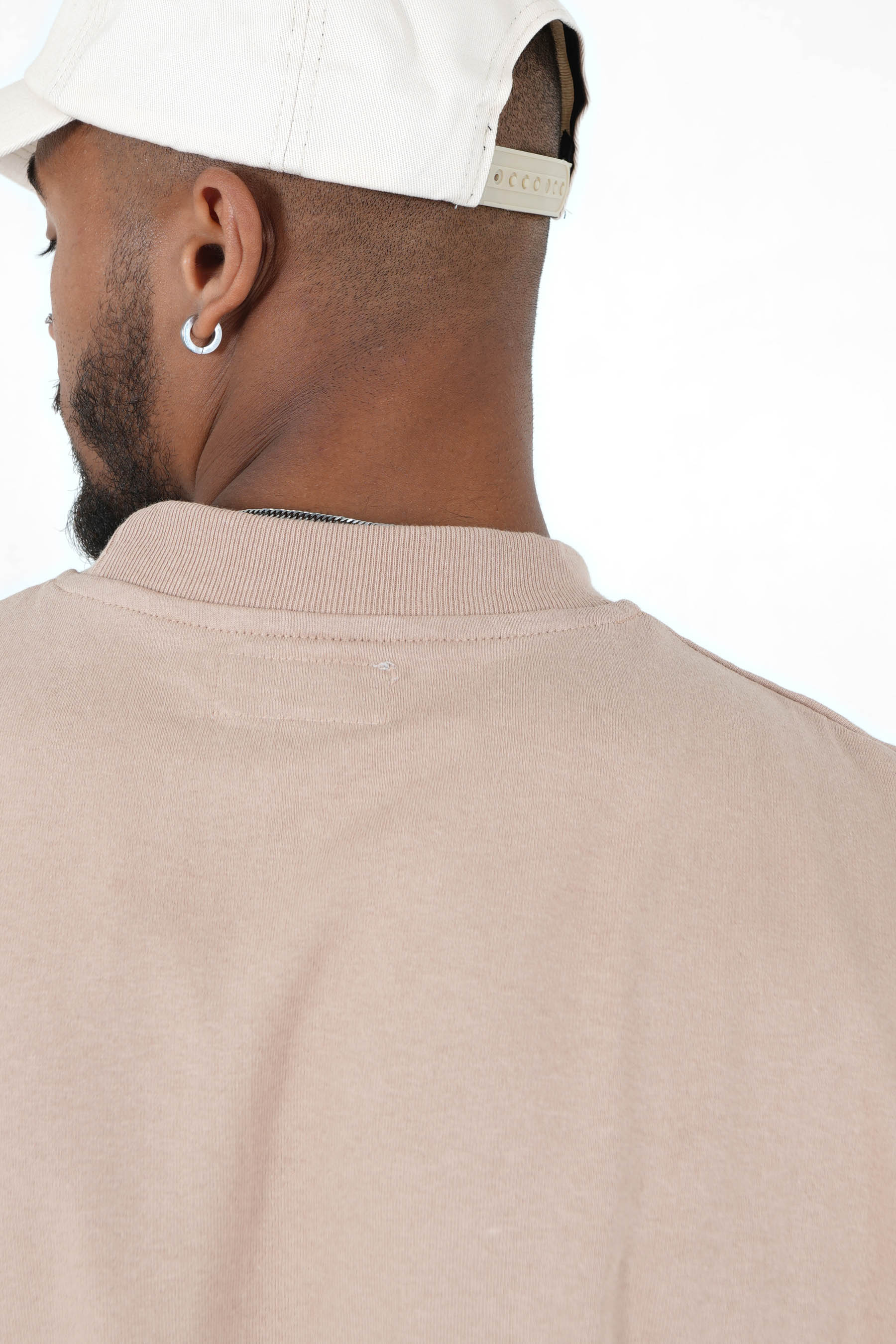 Sixth June - T-shirt logo brodé Beige