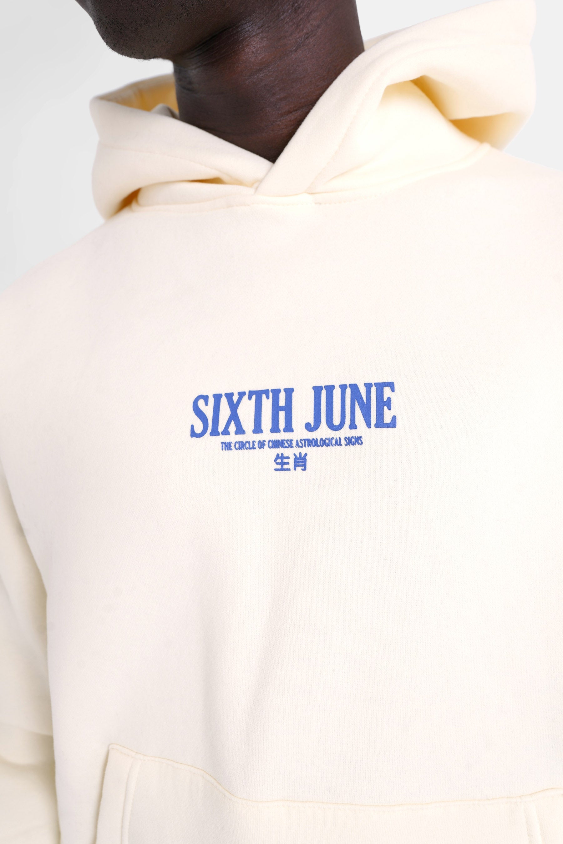 Sixth June - Sweat capuche signes zodiaque Jaune clair