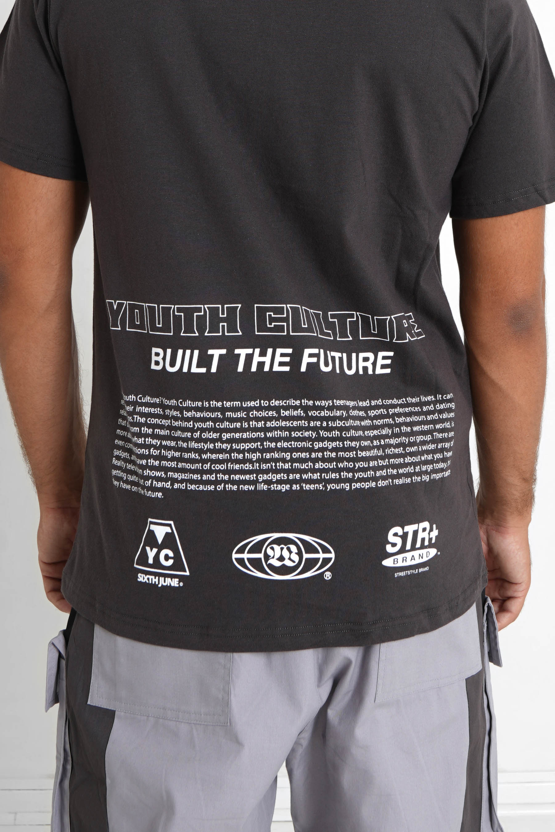 Sixth June - T-shirt youth culture Gris foncé