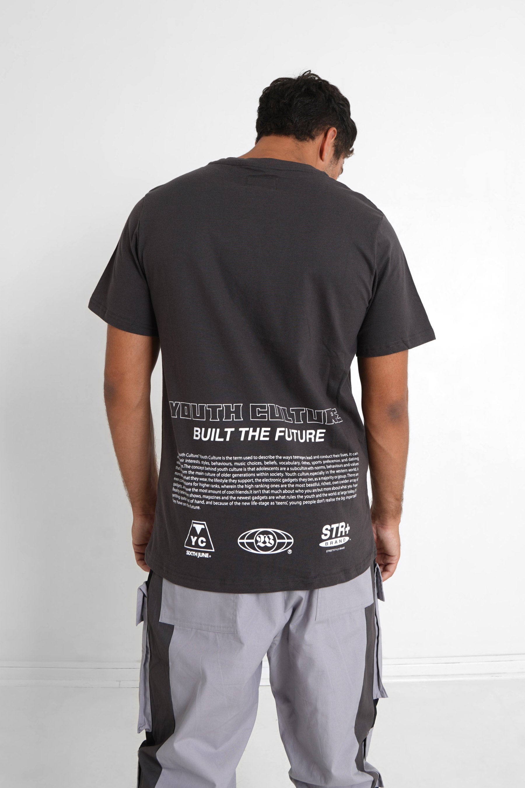 Sixth June - T-shirt youth culture Gris foncé