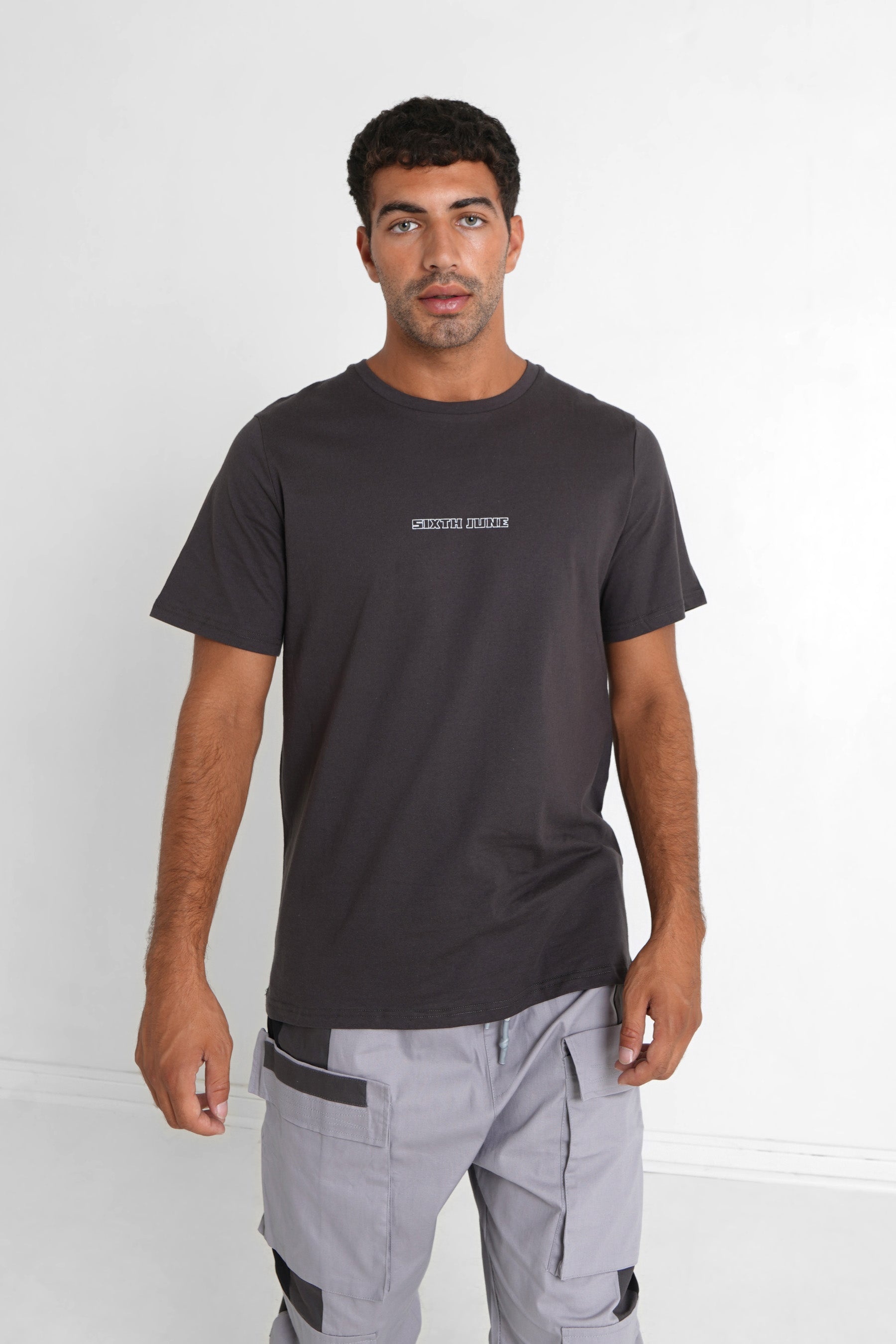 Sixth June - T-shirt youth culture Gris foncé