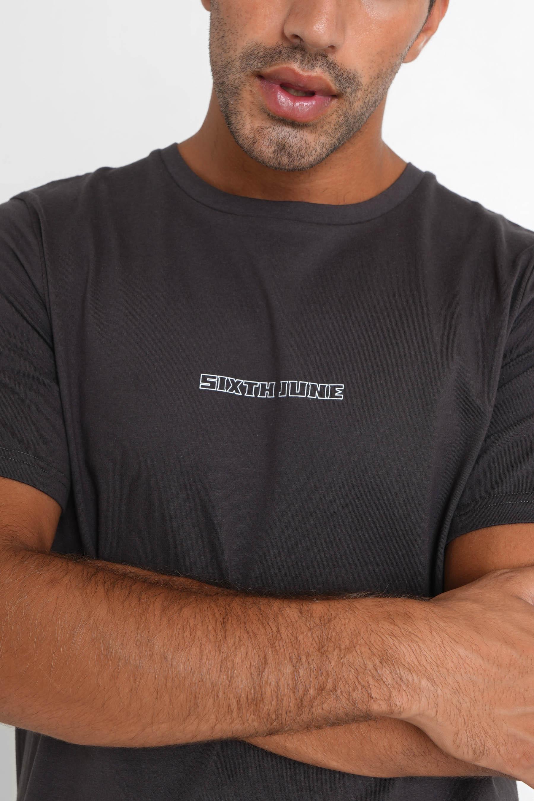 Sixth June - T-shirt youth culture Gris foncé