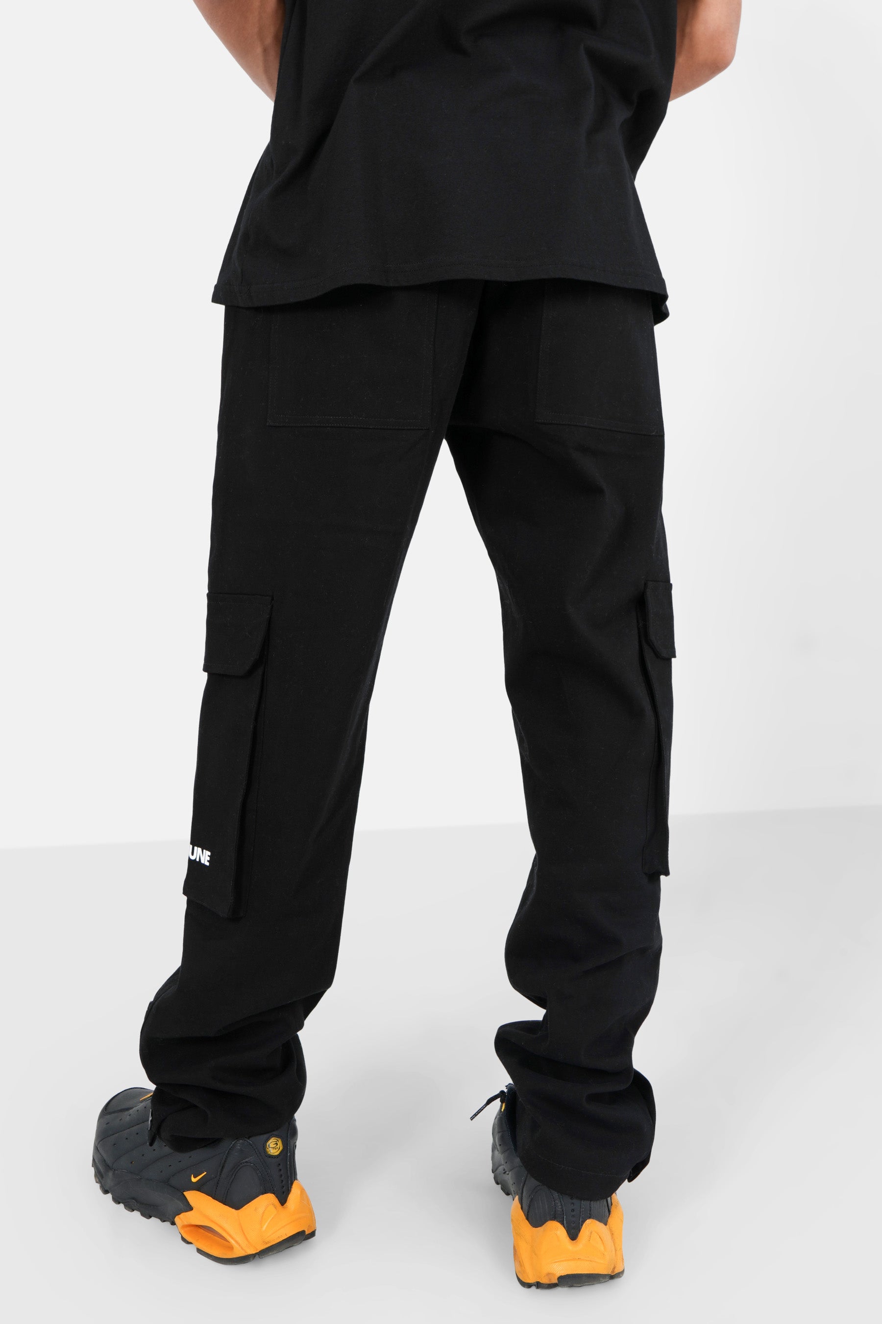 Sixth June - Pantalon cargo boutons chevilles Noir