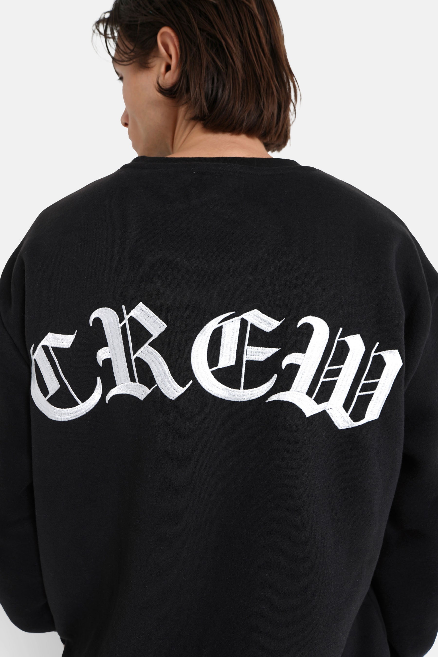Sixth June - Sweat broderies crew Noir