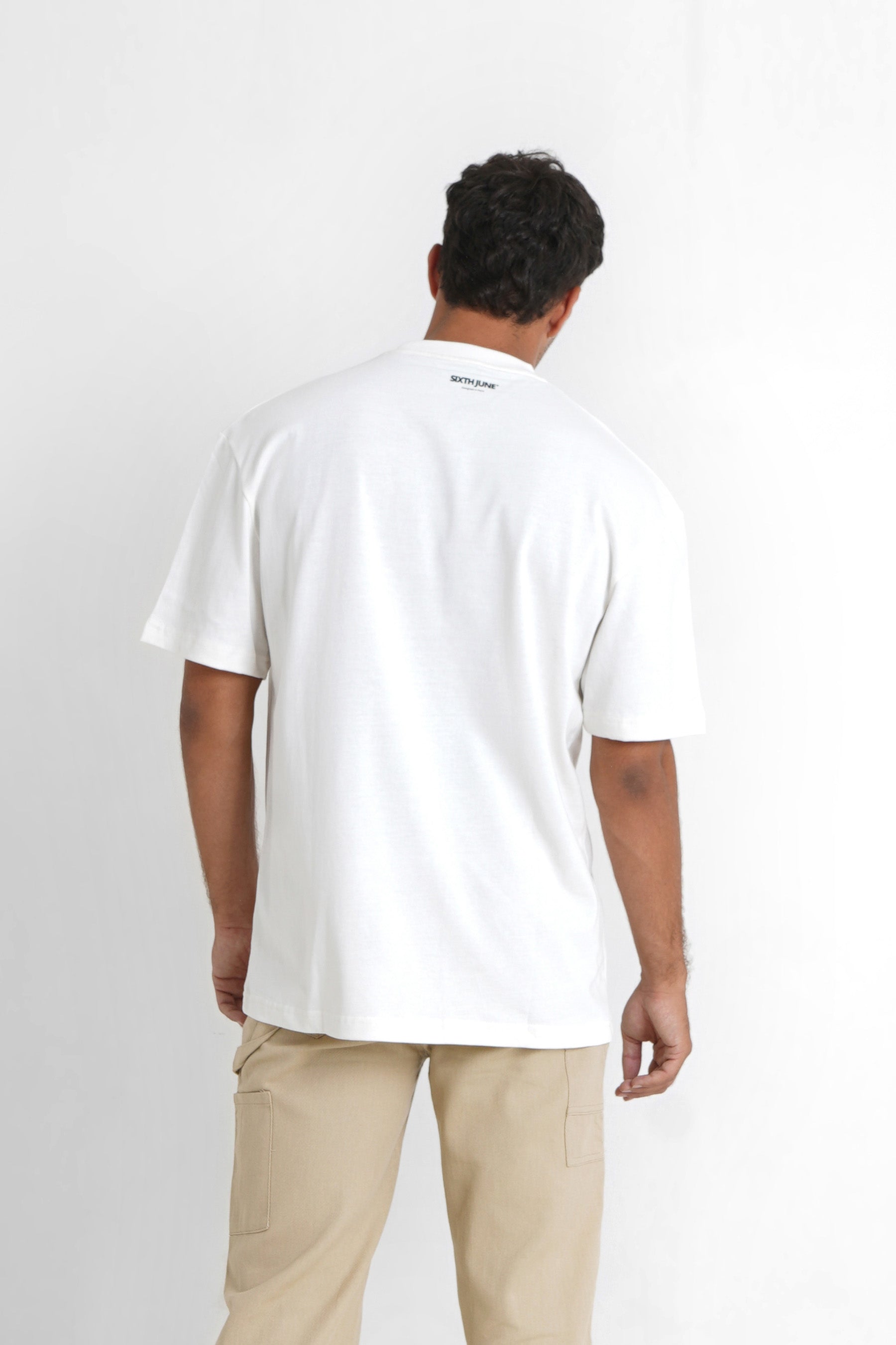 Sixth June - T-shirt vintage serpent Blanc cassé