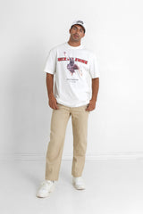 Sixth June - T-shirt vintage eagle Blanc cassé