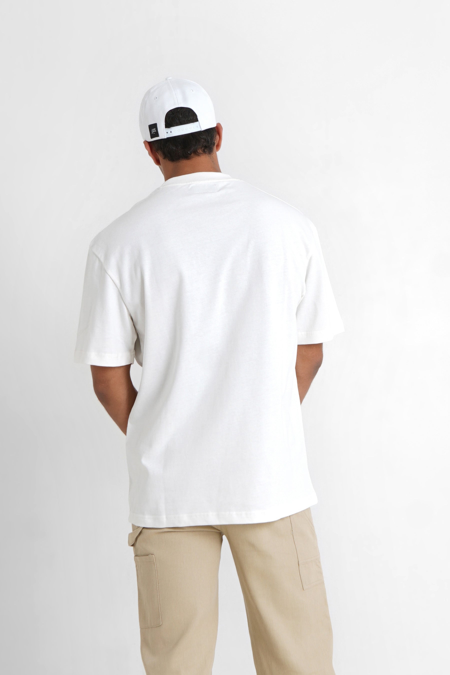Sixth June - T-shirt vintage eagle Blanc cassé
