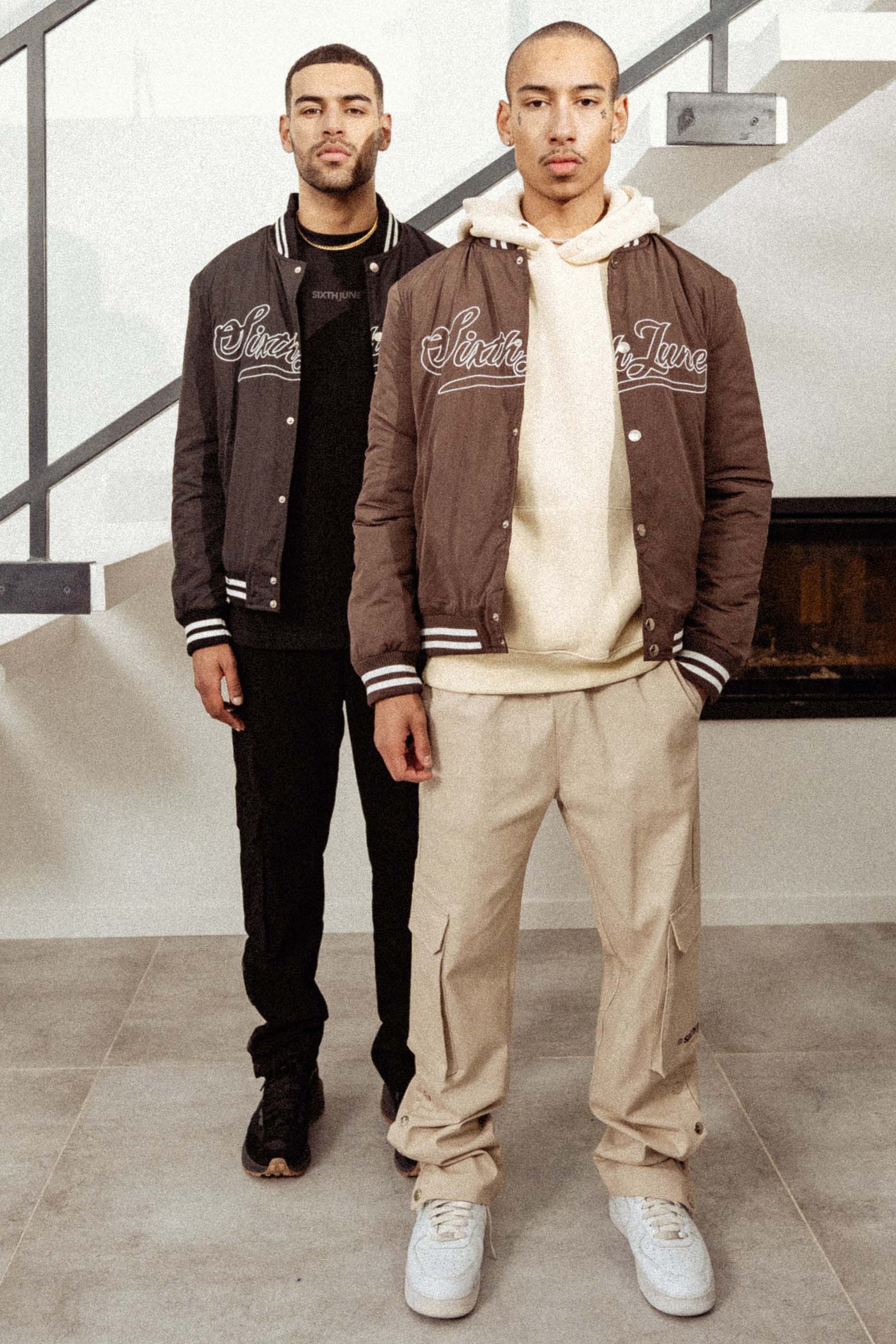 Veste universitaire logo brodé Noir