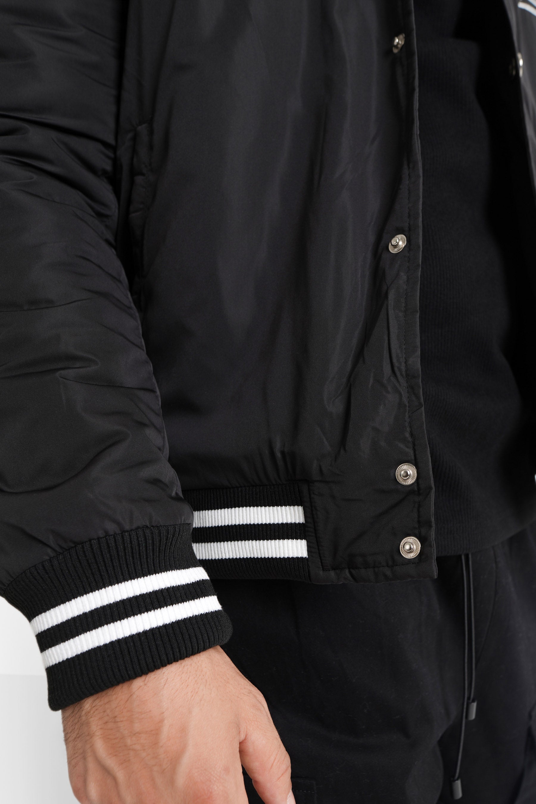 Veste universitaire logo brodé Noir