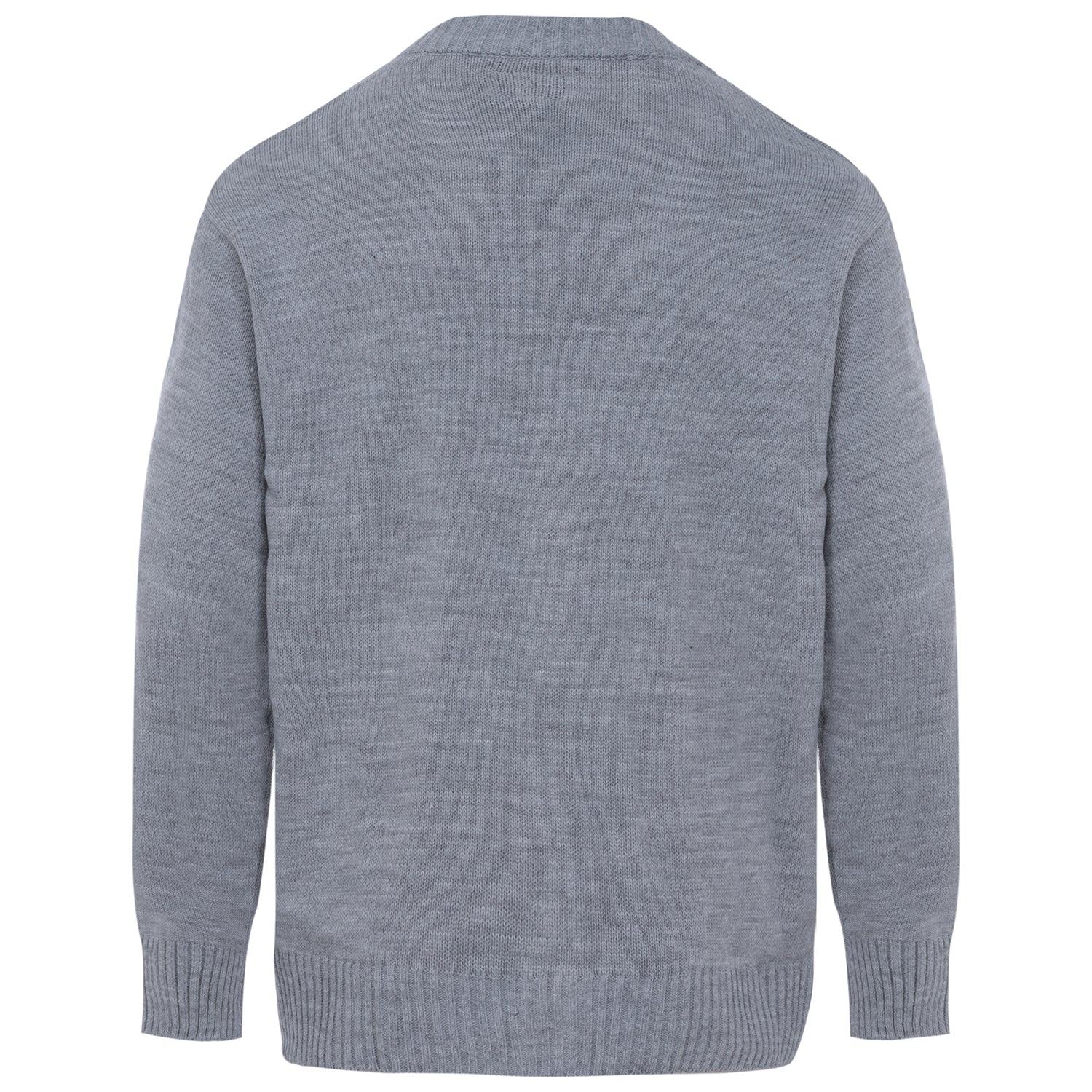 Sixth June - Cardigan maille coeur brodé Gris