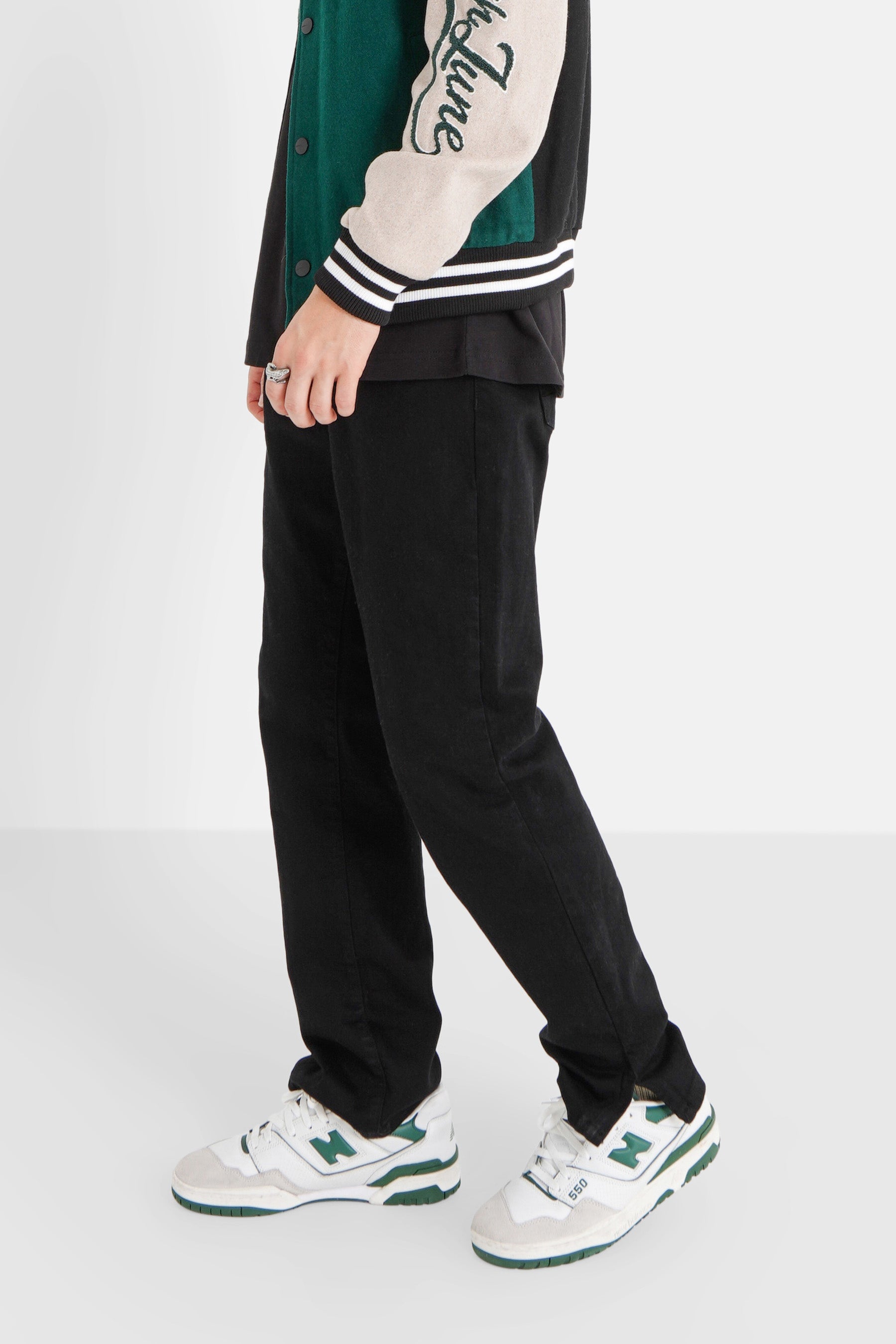 Sixth June - Jean regular uni fentes Noir