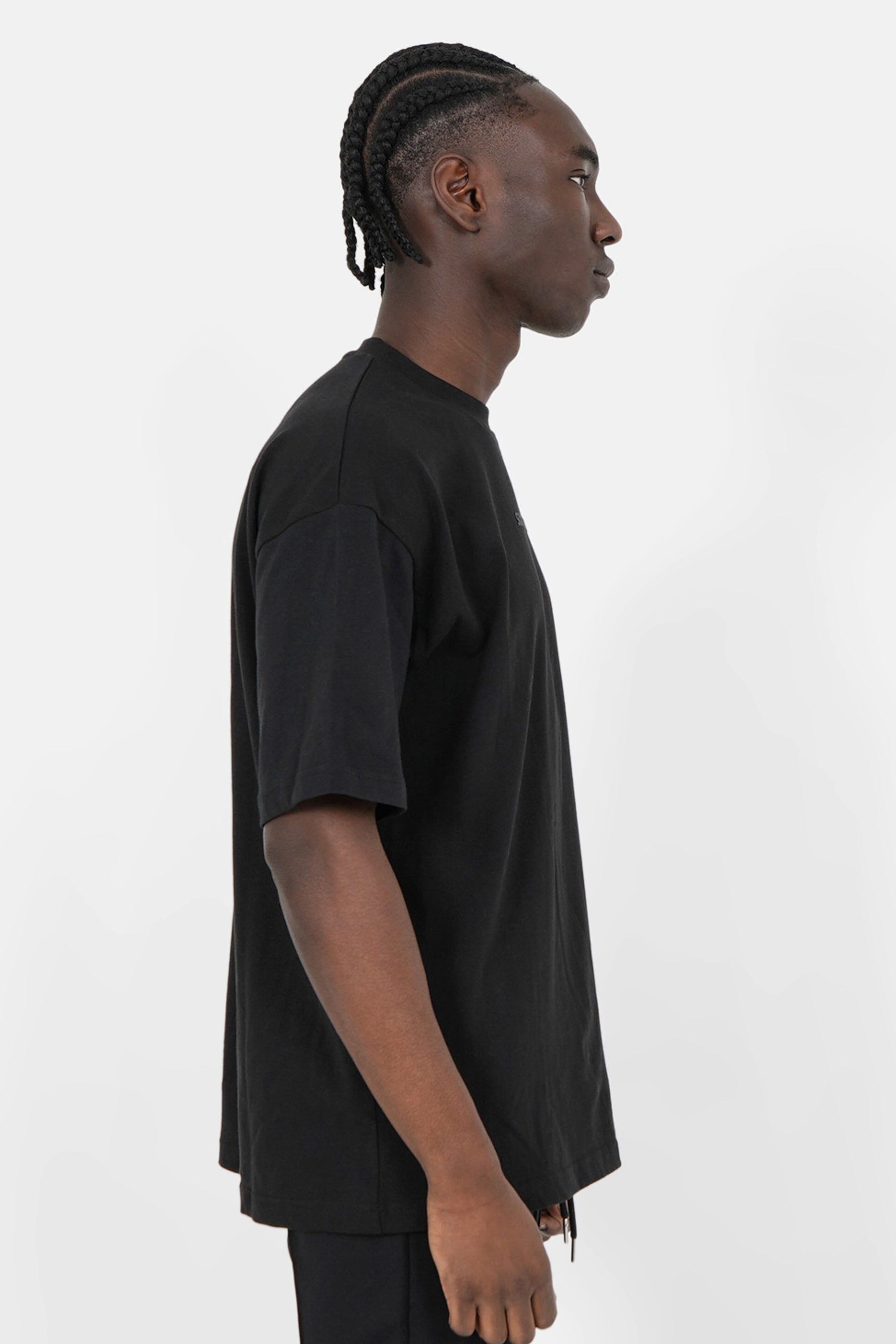 Embossed logo t-shirt Black