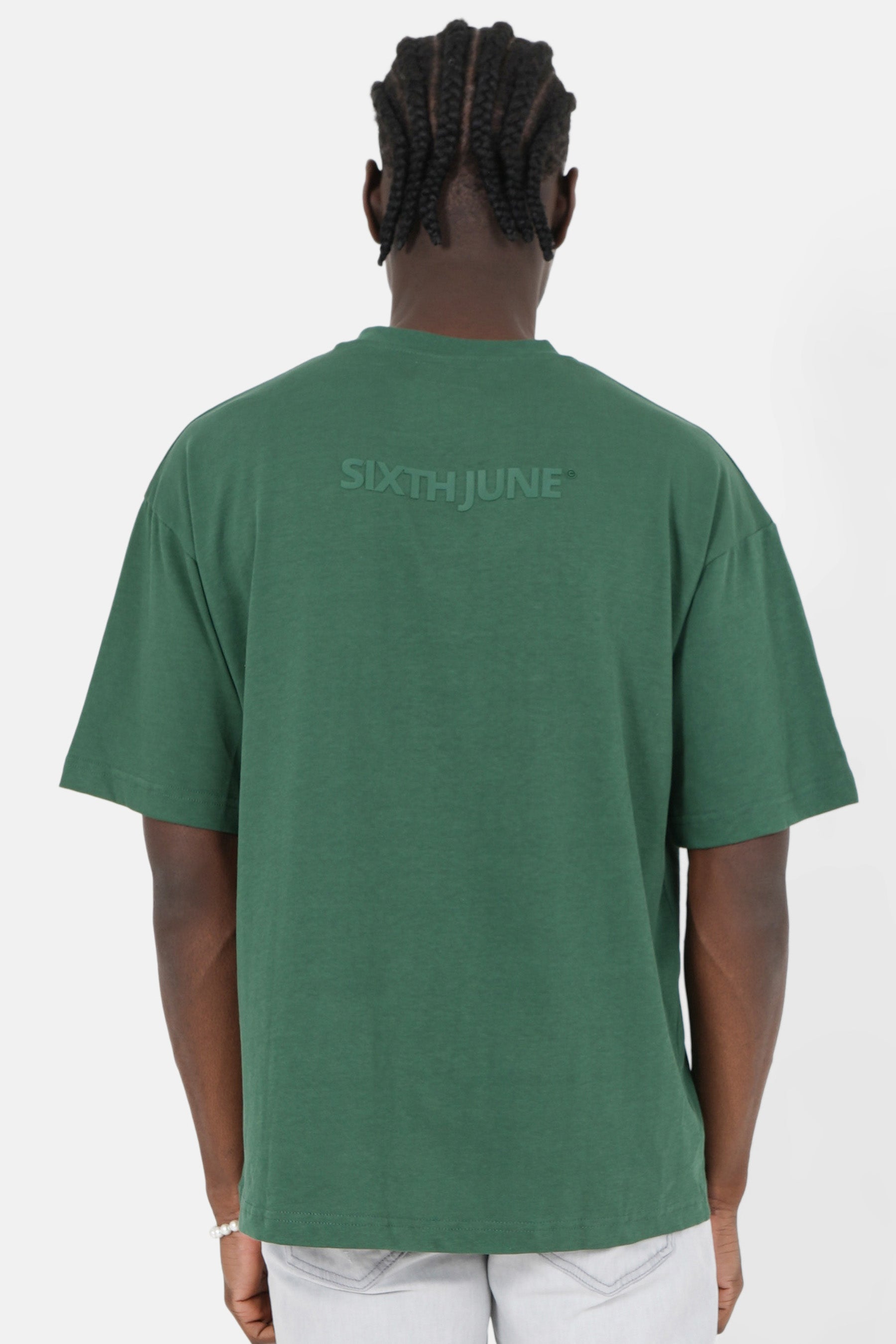 Embossed logo t-shirt Green