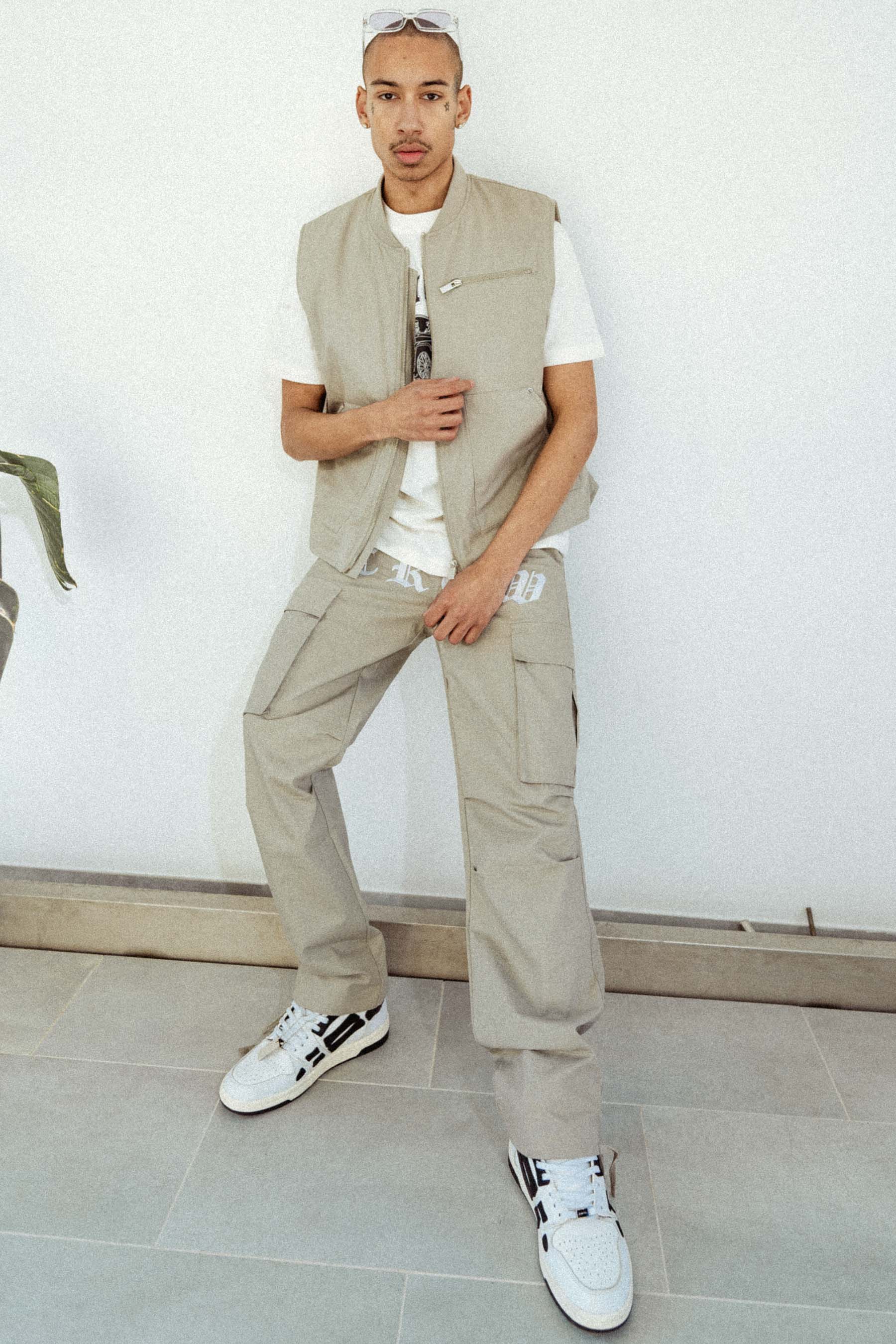 Pantalon crew résistant Gris clair