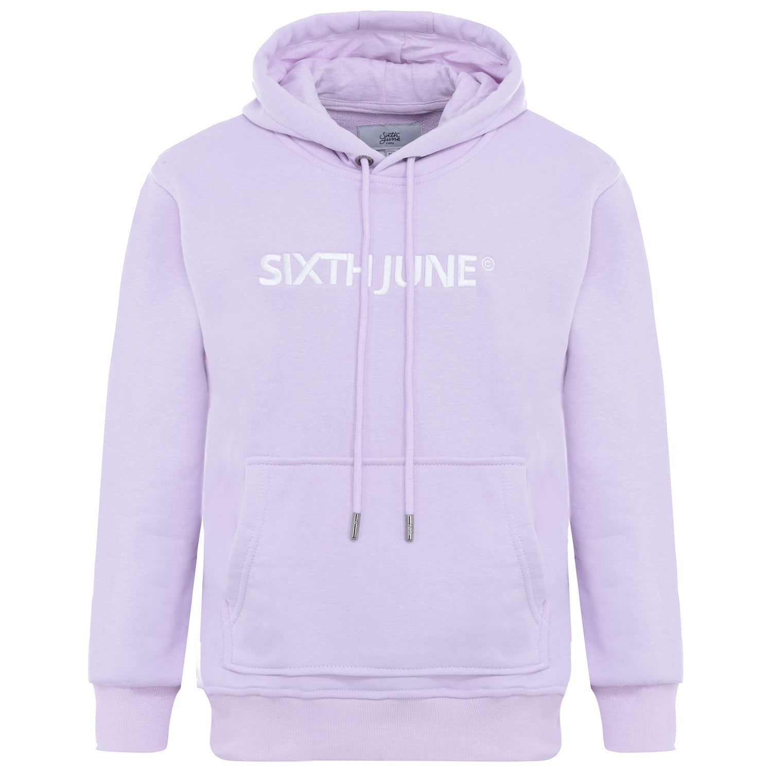 Sixth June - Sweat capuche logo brodé junior Violet