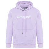 Sixth June - Sweat capuche logo brodé junior Violet