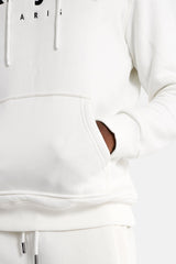 Sixth June - Sweat capuche molletonné logo Blanc