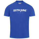Sixth June - T-shirt broderie logo Paris Bleu foncé
