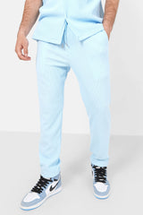 Pleated pants light Blue