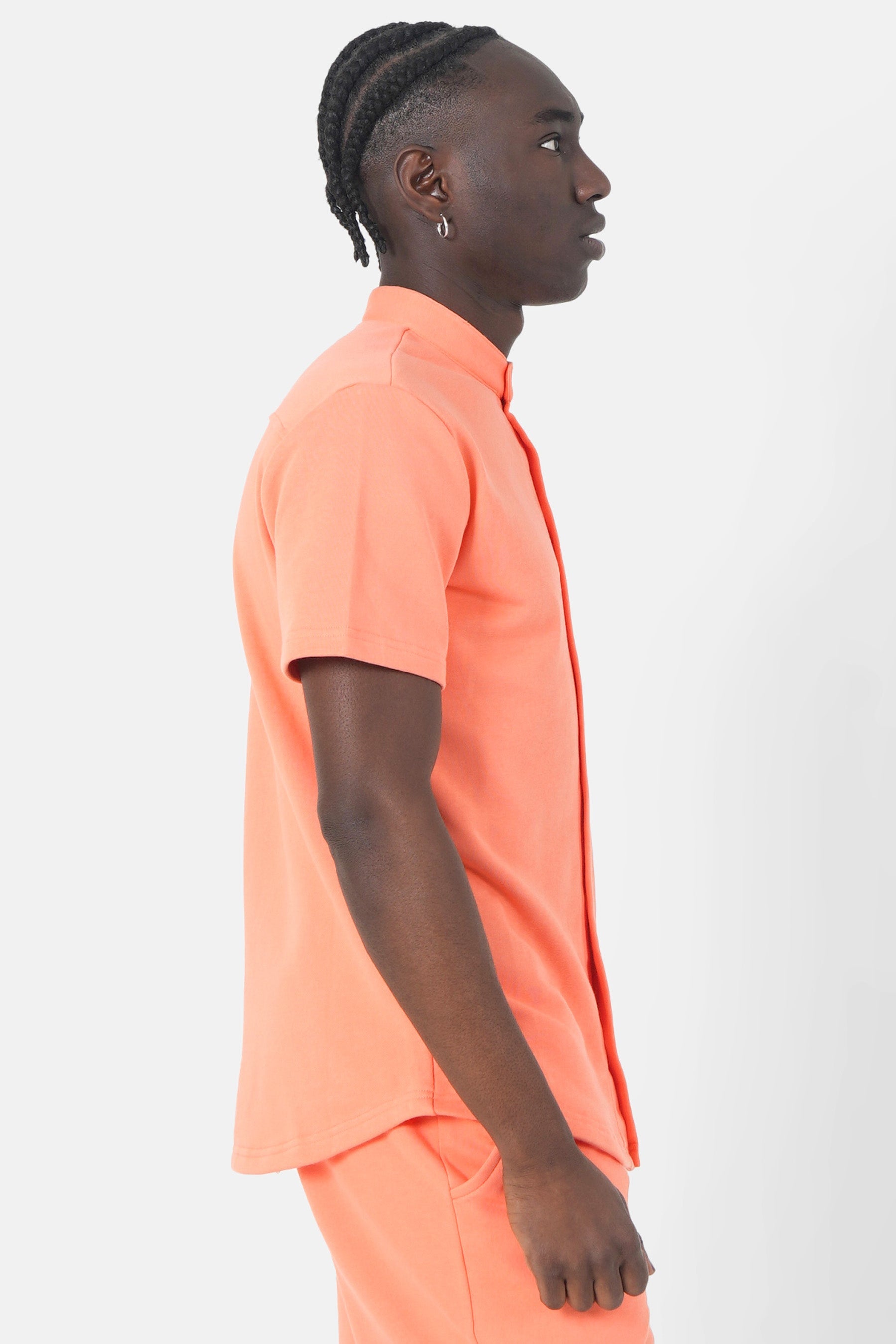 Embroidered polo shirt Orange