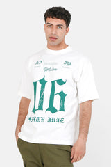 Gothic number t-shirt White