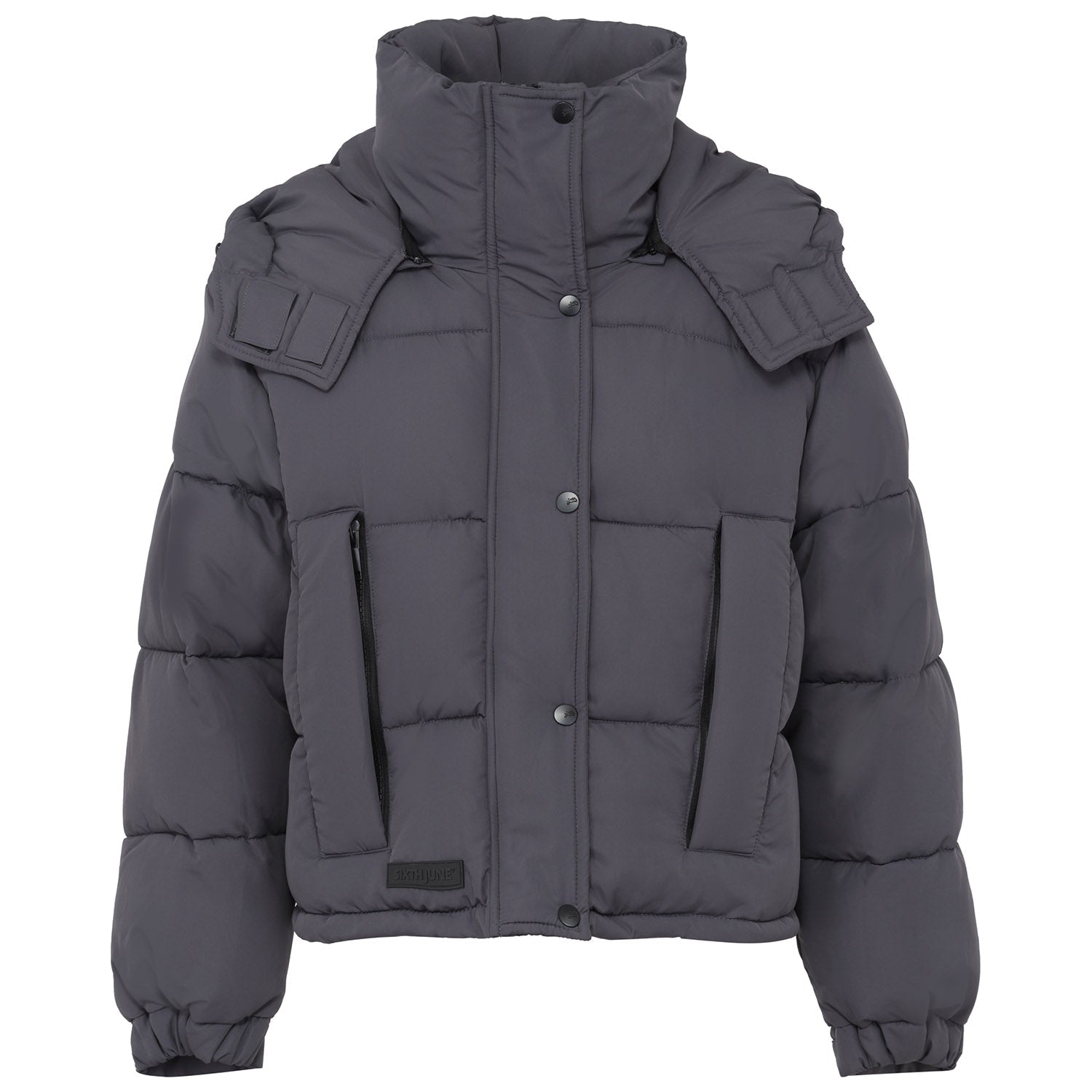 Sixth June - Doudoune courte matelassée Gris foncé
