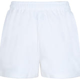Kurze Shorts aus Signature-Fleece in Weiß