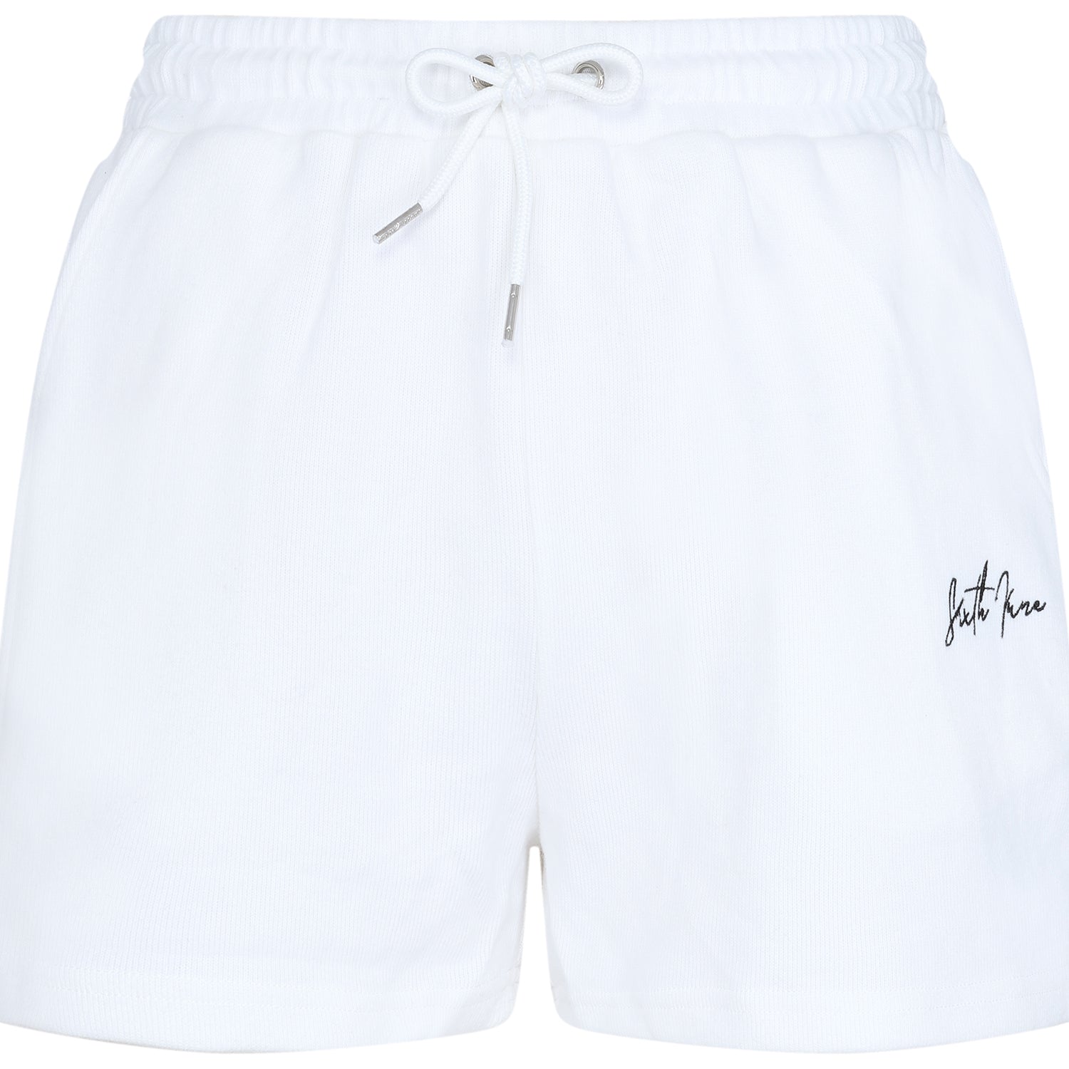 Short court signature molletonné Blanc